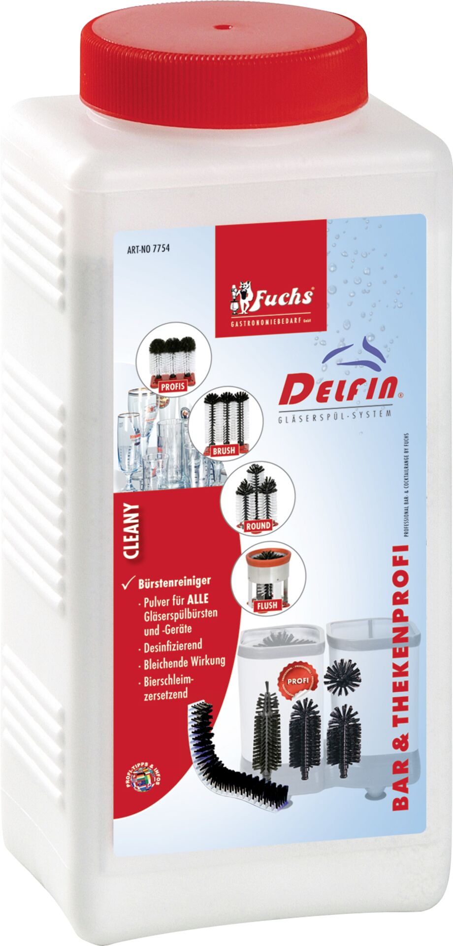 Bürstenreiniger "Delfin"