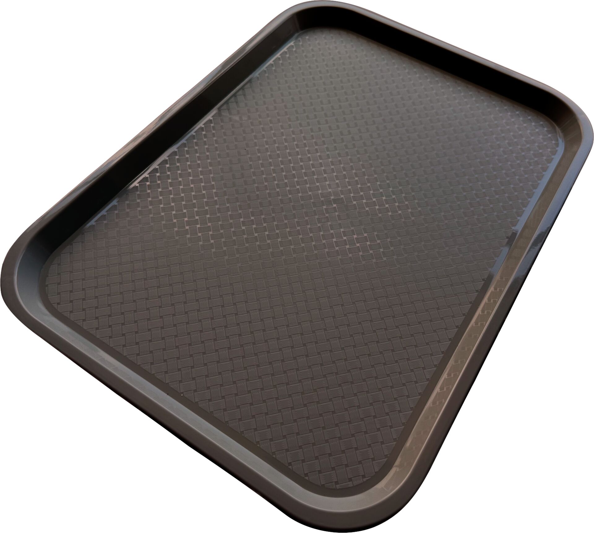 Serviertablett PP 41,5 x 31 cm braun