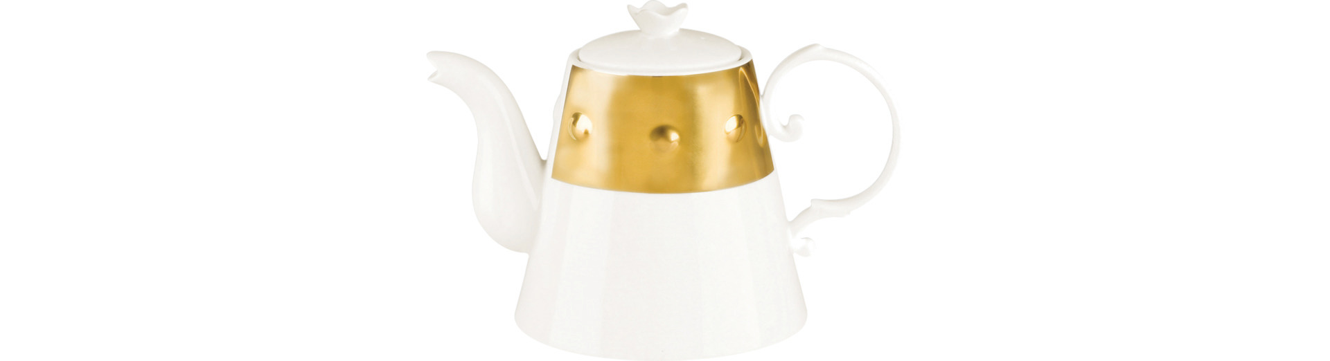 Teekanne mit Deckel Princess Golden 1,50 l crème Golden Ultra