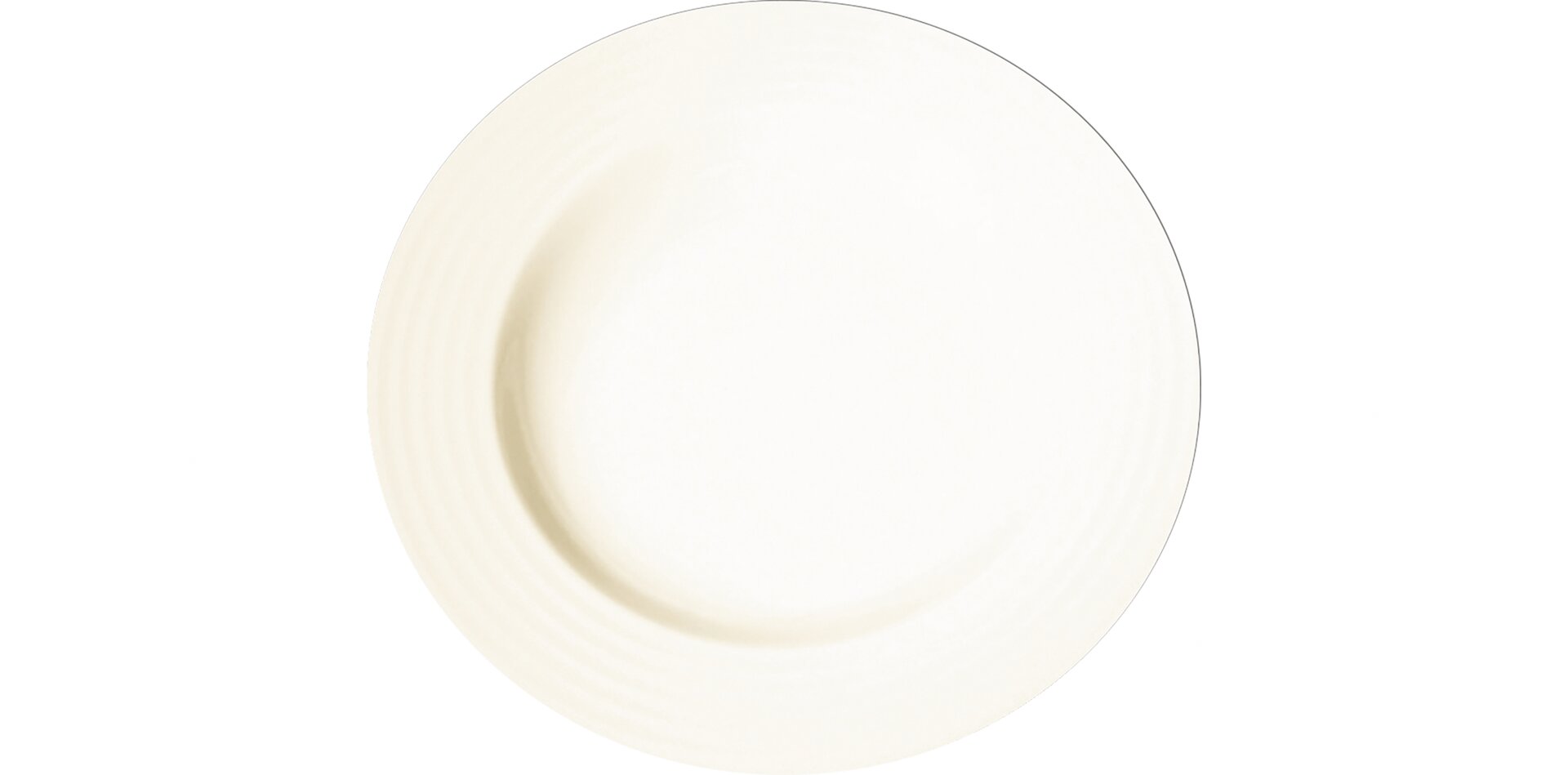 Teller tief 230 mm crème