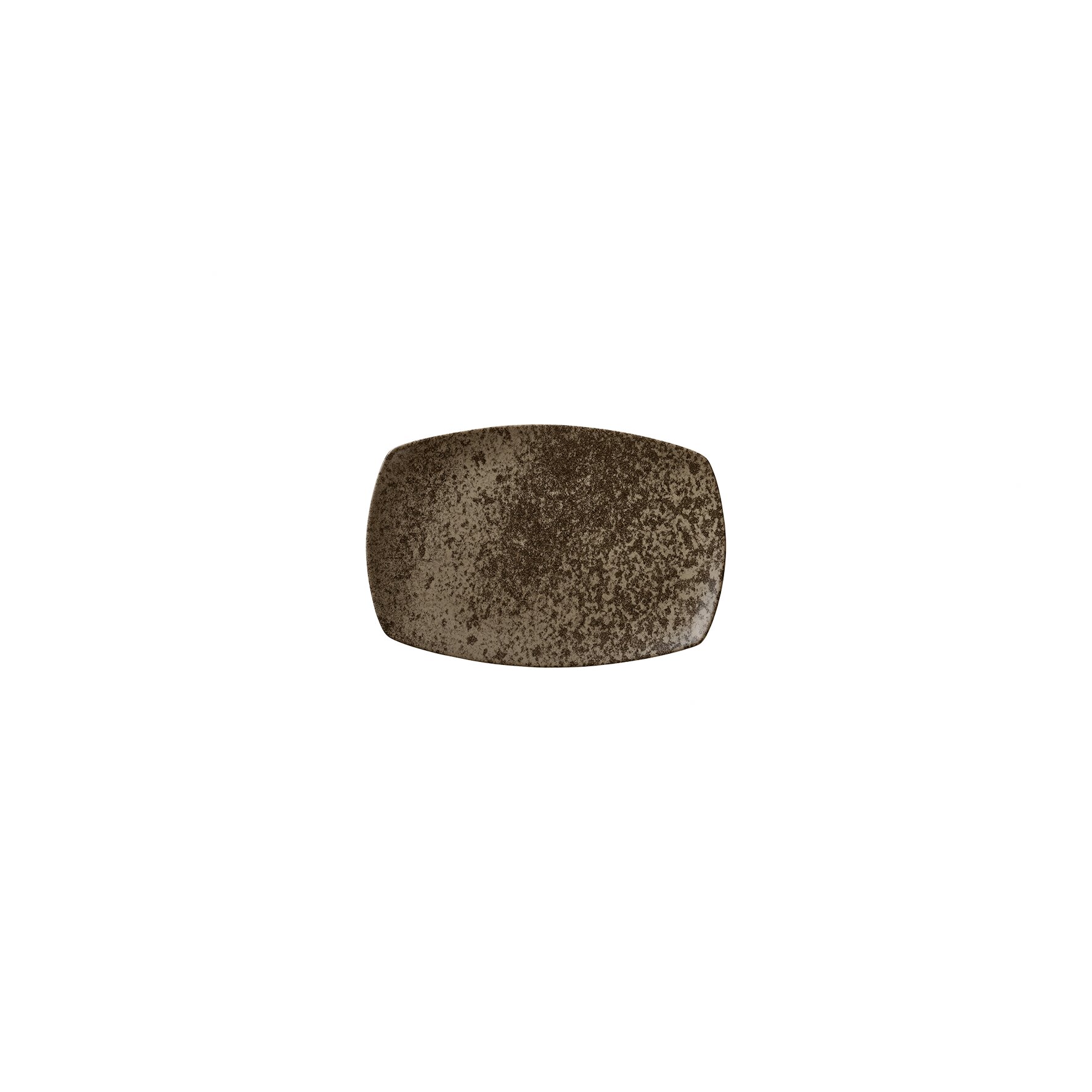 Coupplatte rechteckig 139 x 94 mm dark brown