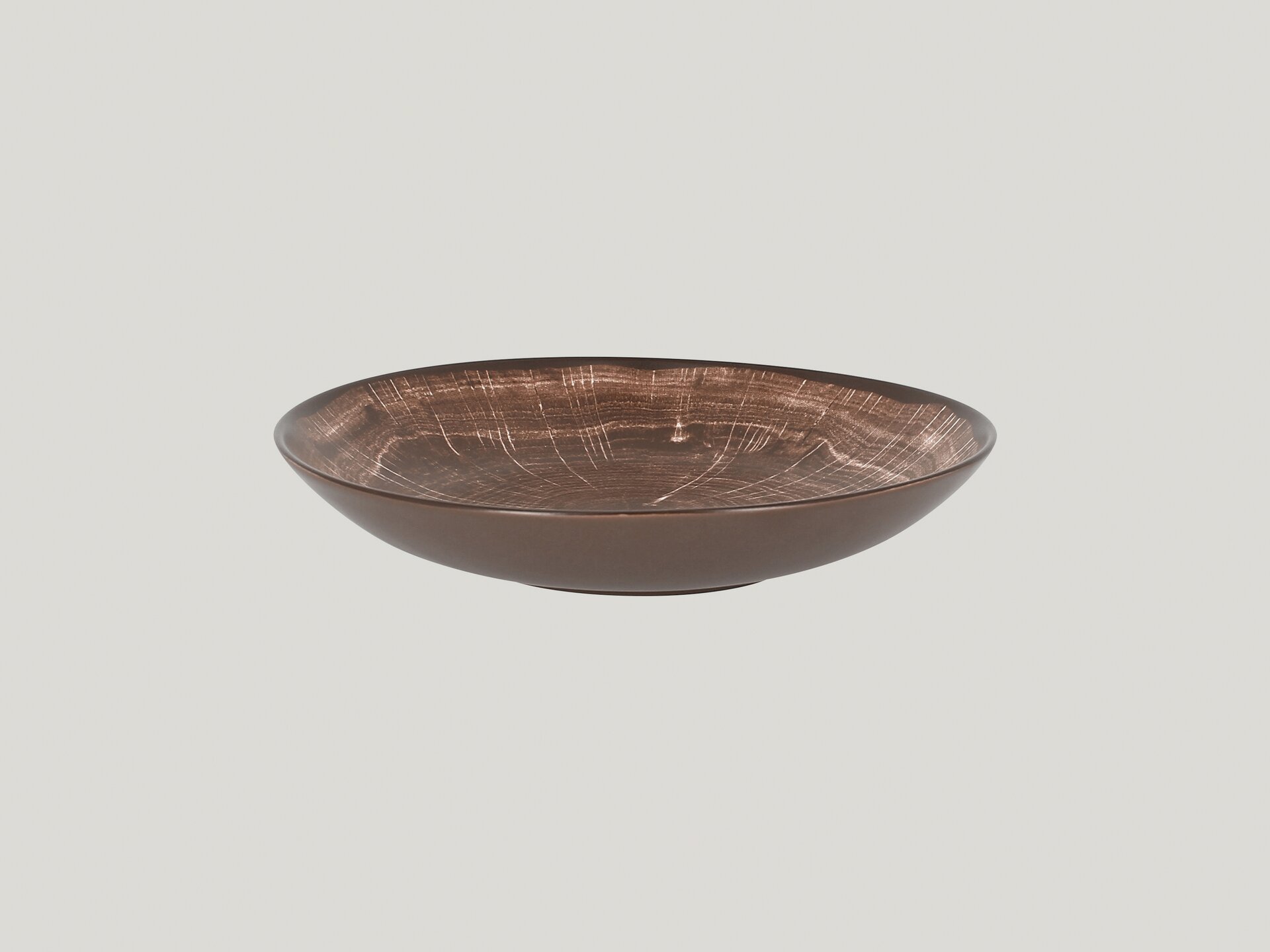 Coupteller tief 260 mm / 1,20 l oak-brown Woodart