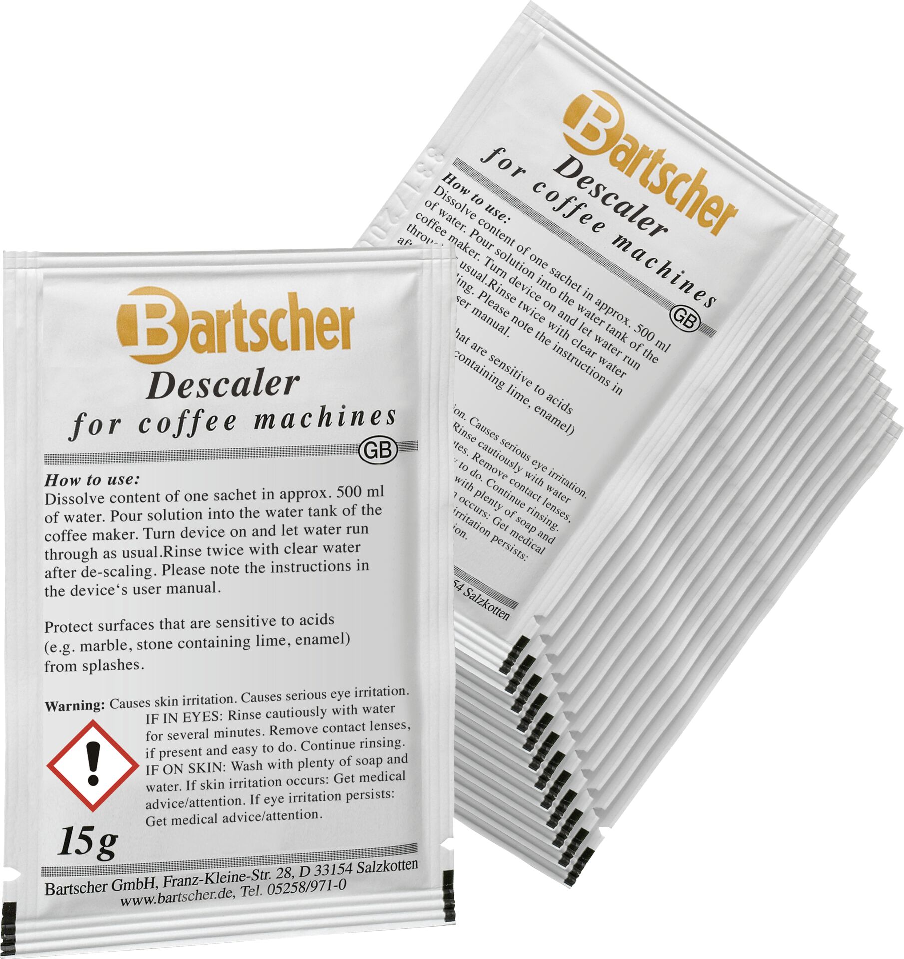 Entkalker für Kaffeemaschinen