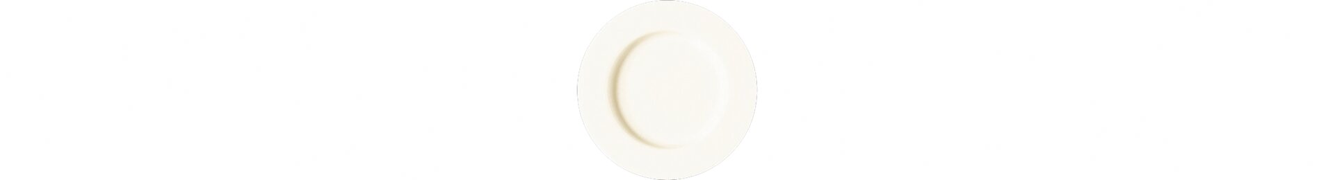 Teller mini mit Rand 60 mm creme