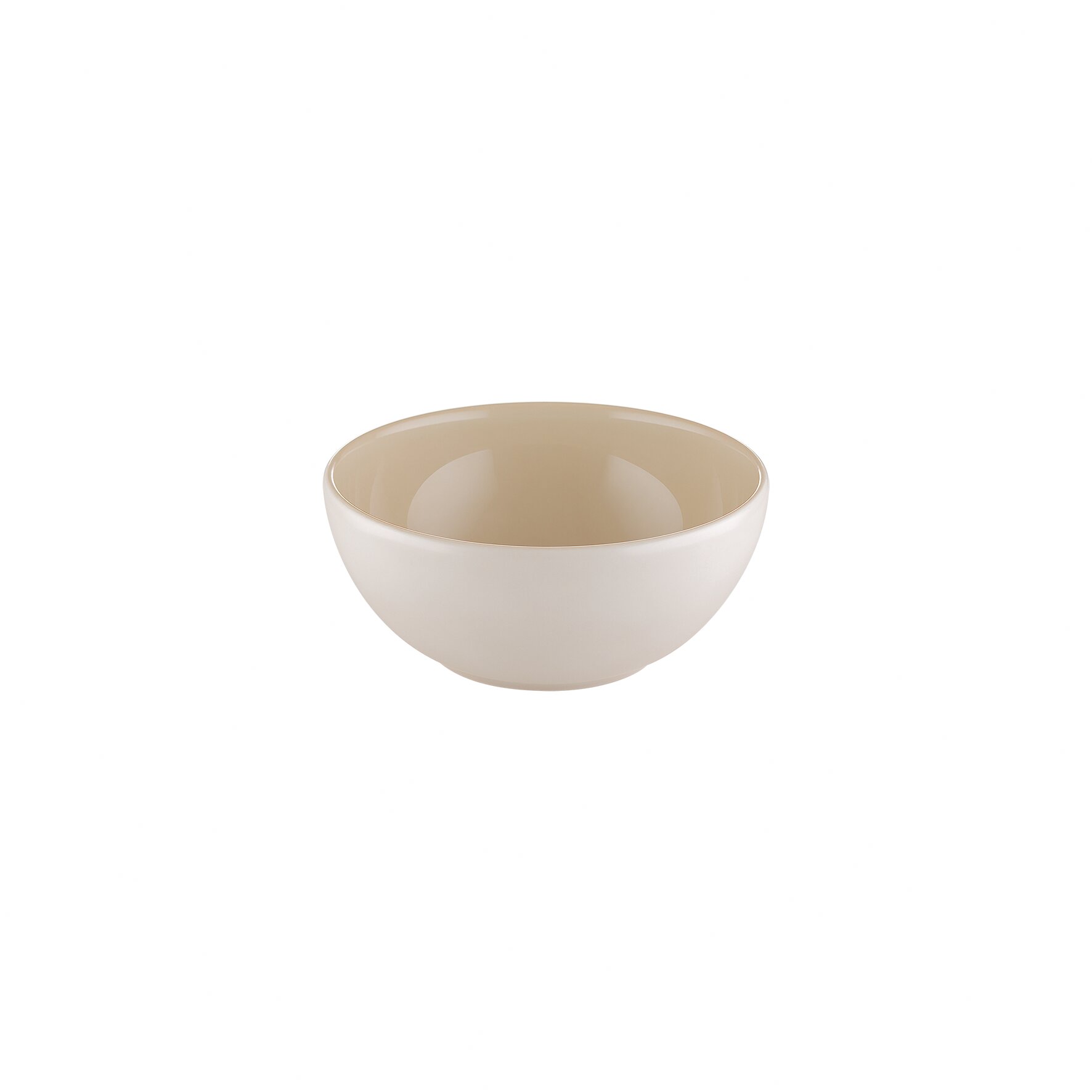 Schüssel rund 172 mm / 0,85 l beige uni