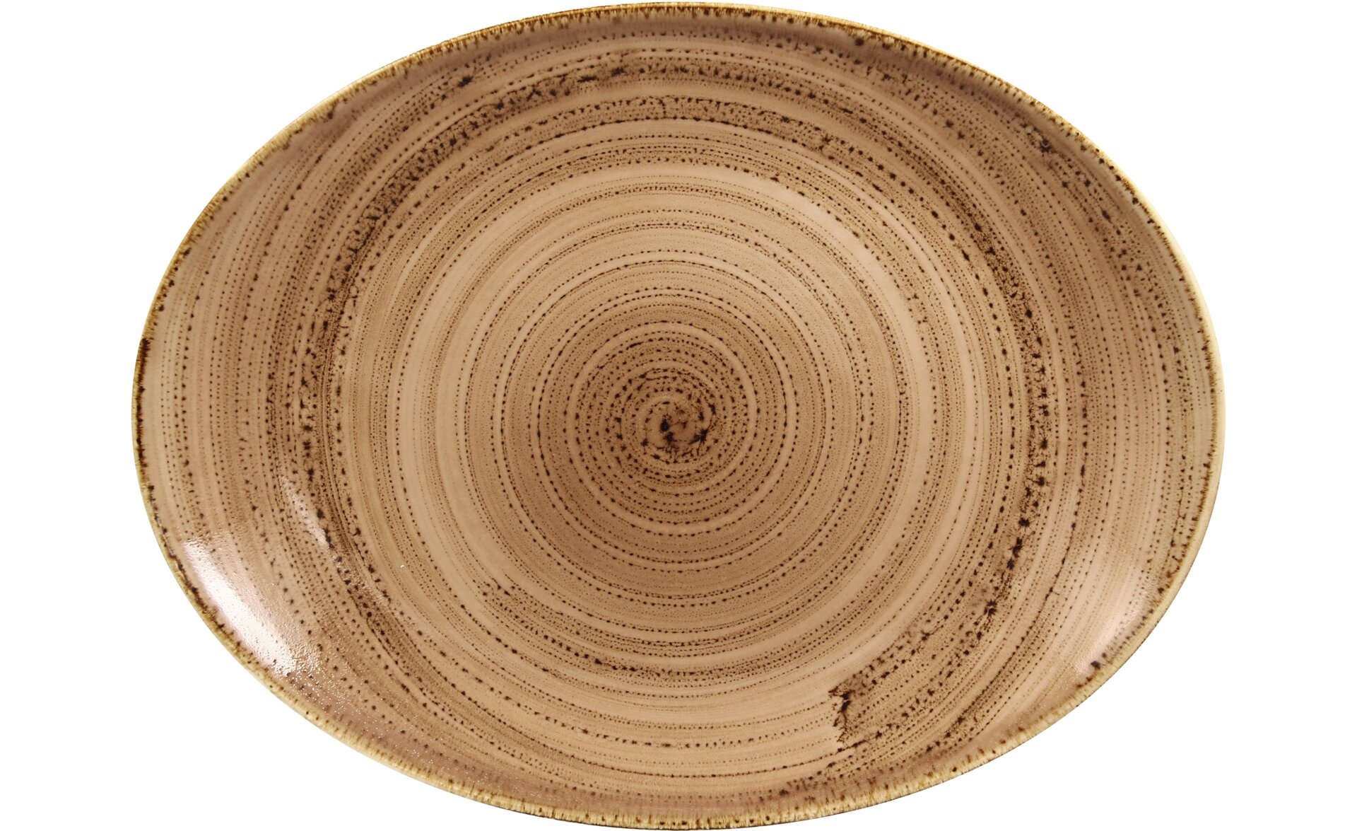 Platte oval 360 x 270 mm shell