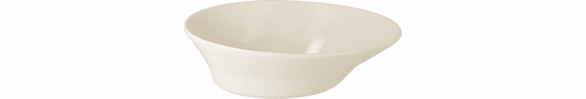Schale oval 161 x 120 x 48 mm crème