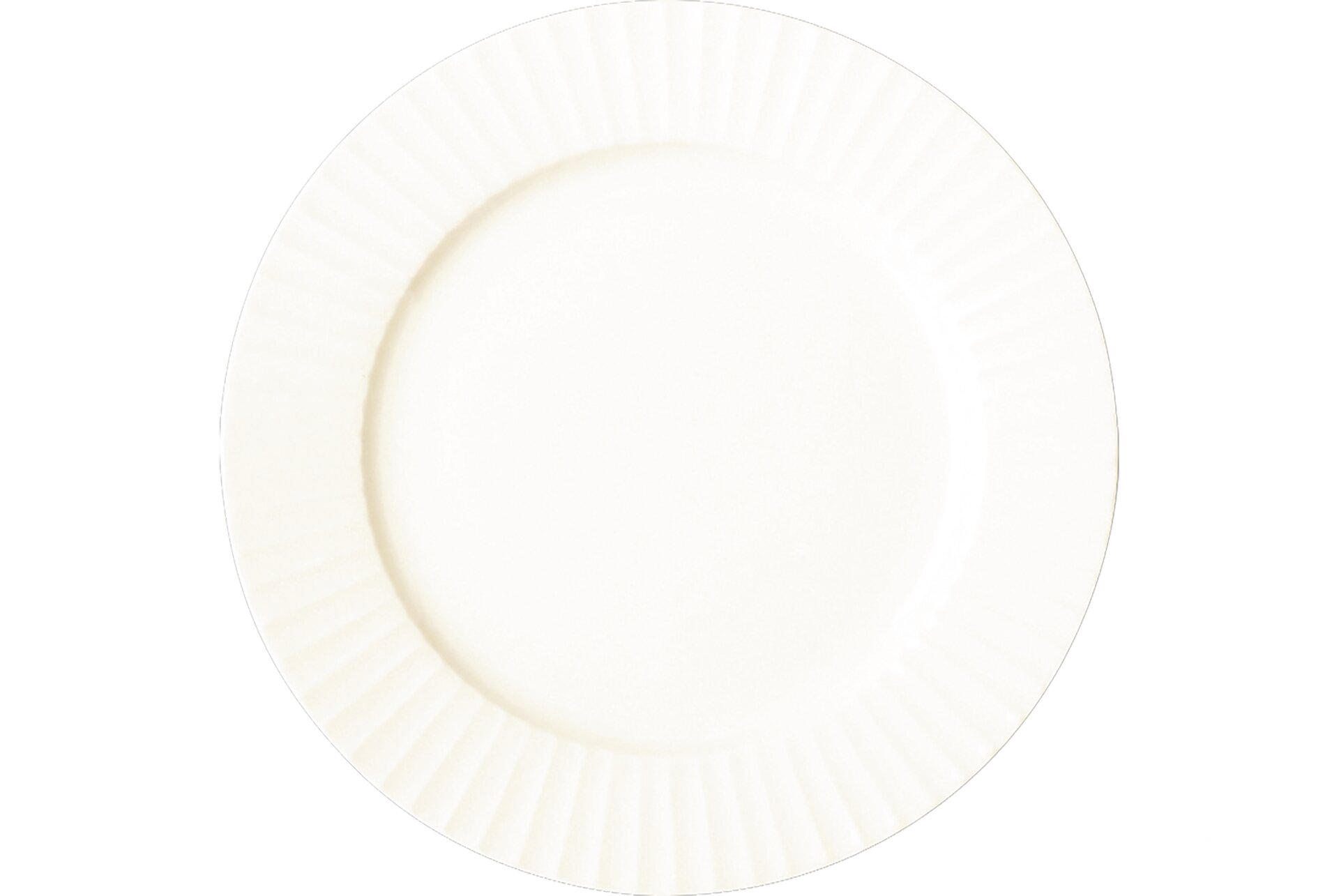Teller flach 290 mm crème