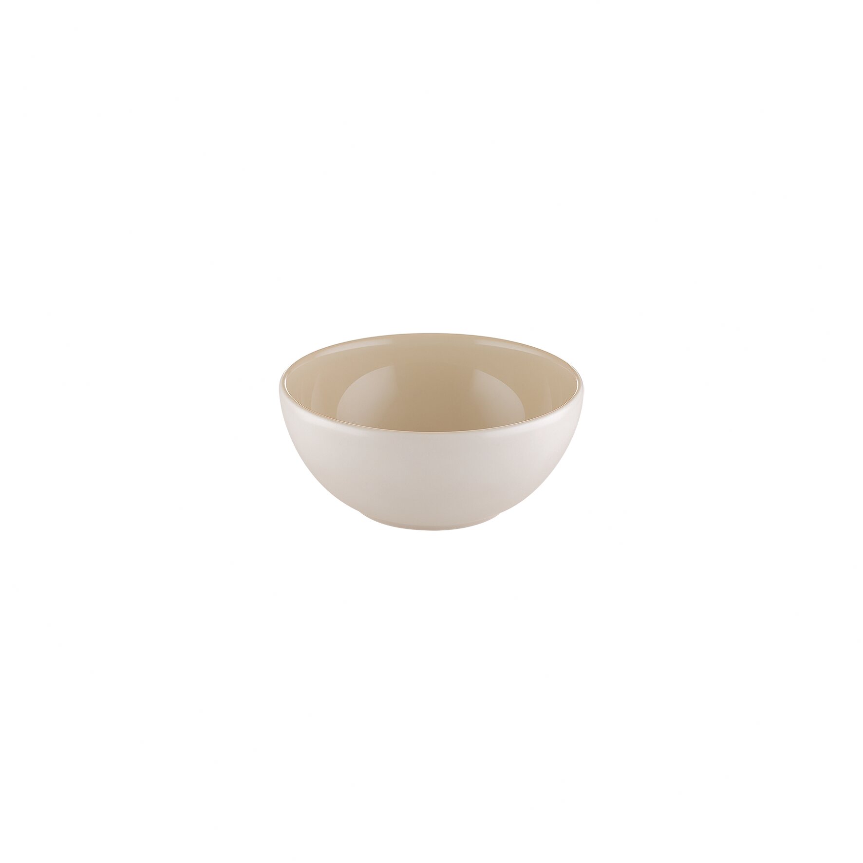 Schüssel rund 149 mm / 0,65 l beige uni