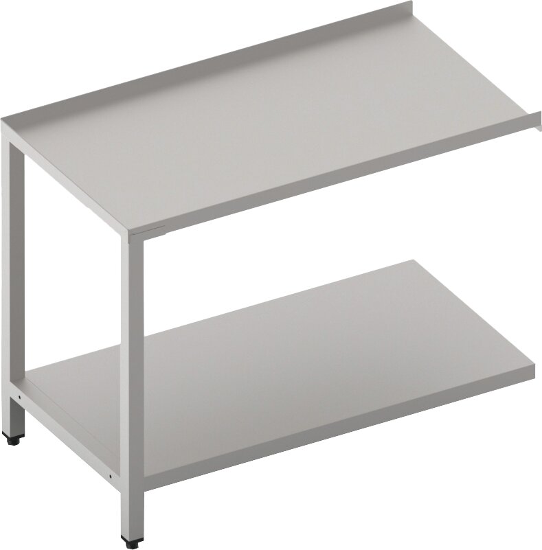 Ablauftisch mit Ablagebord 1100 mm breit