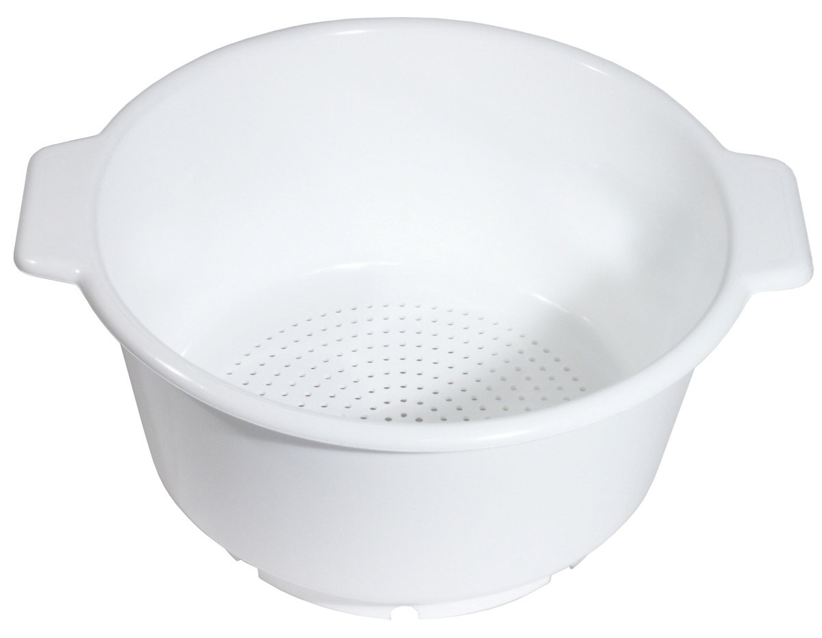 Seiher 10,00 l / 360 mm mit zwei Griffen weiß Seiher 10,00 l / 360 mm mit zwei Griffen weiß