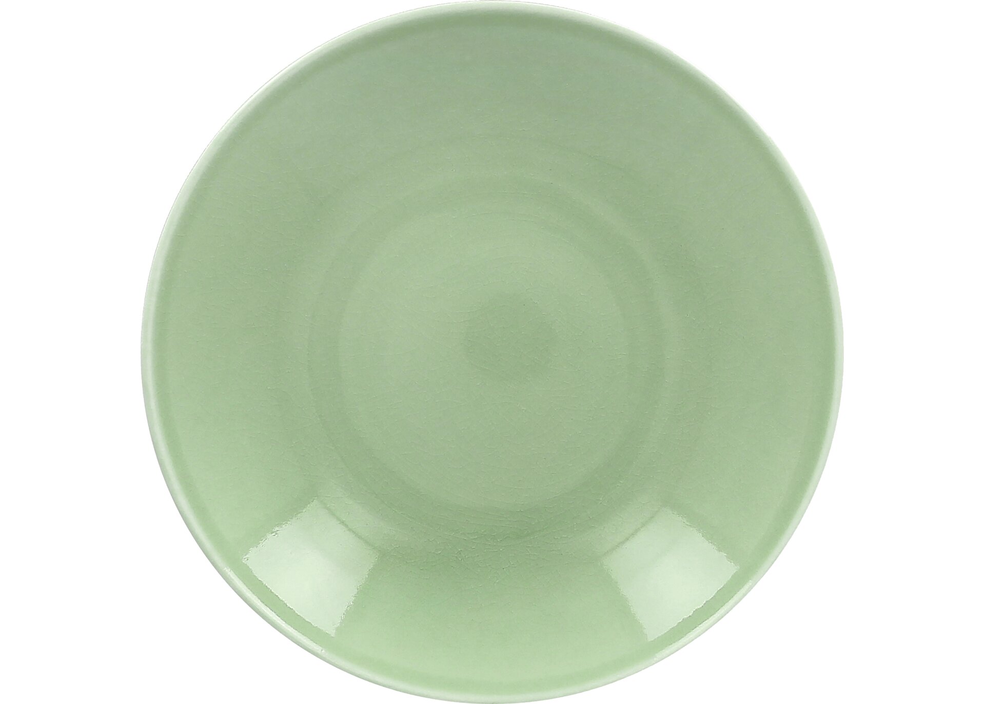 Coupteller tief 260 mm / 1,20 l plain-green Vintage