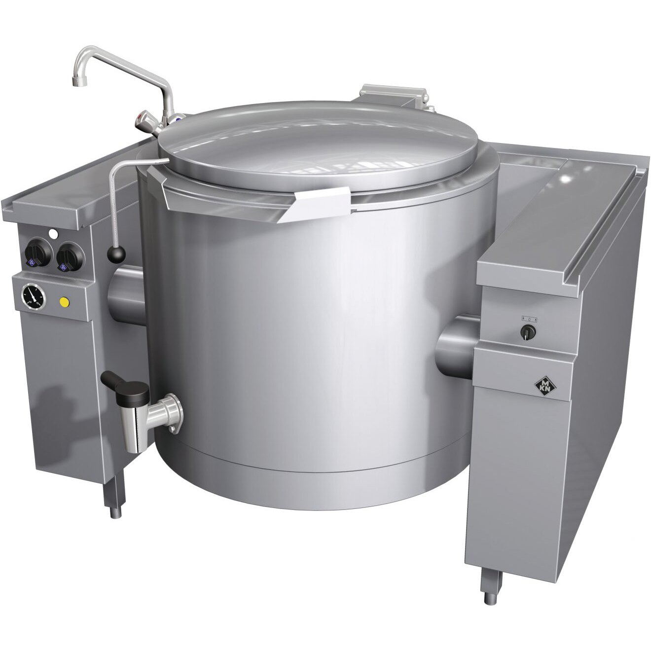 Elektro-Kipp-Schnellkochkessel 150,00 l Motorkippung Vapro 1300 x 850 x 700 mm