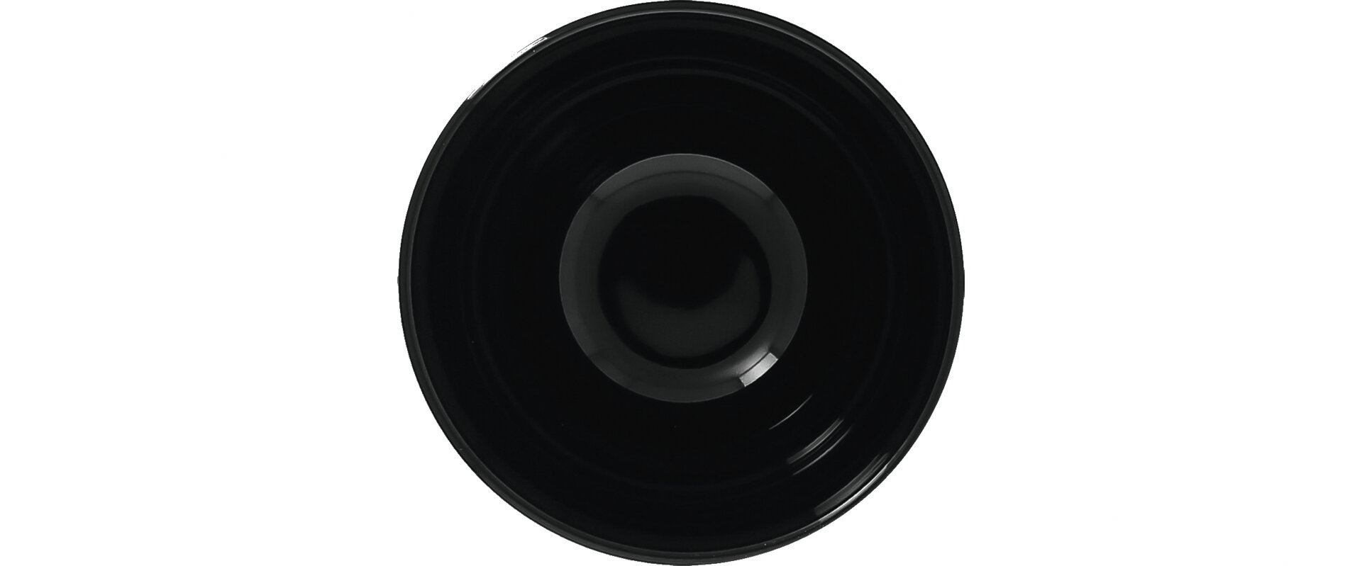 Schale rund dreiwellig 122 mm / 0,42 l schwarz Aurea