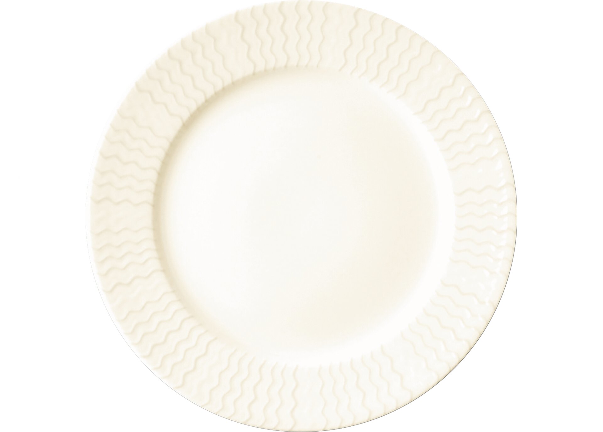 Teller flach 310 mm crème
