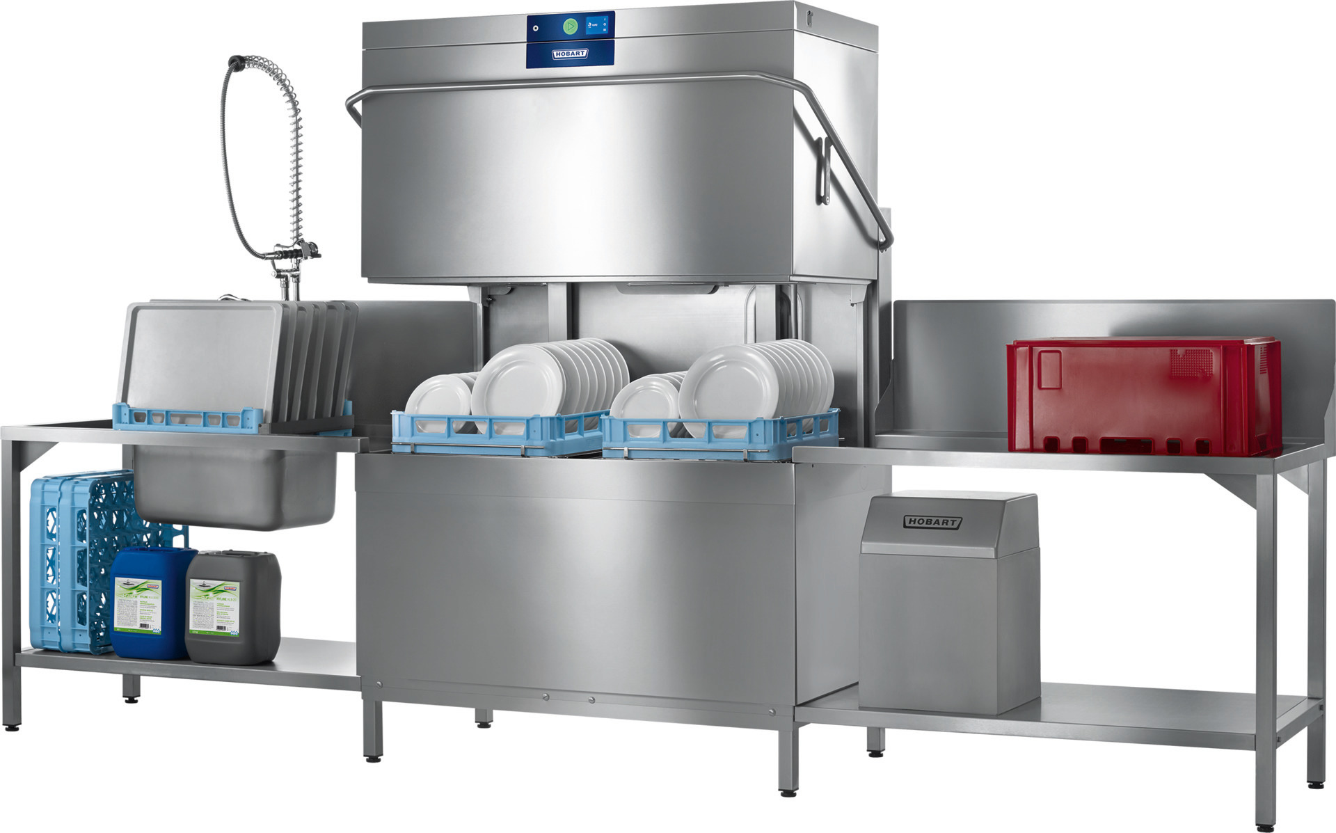 Doppelkorb-Durchschubspülmaschine PROFI AMXT-10B / 500 x 500 mm