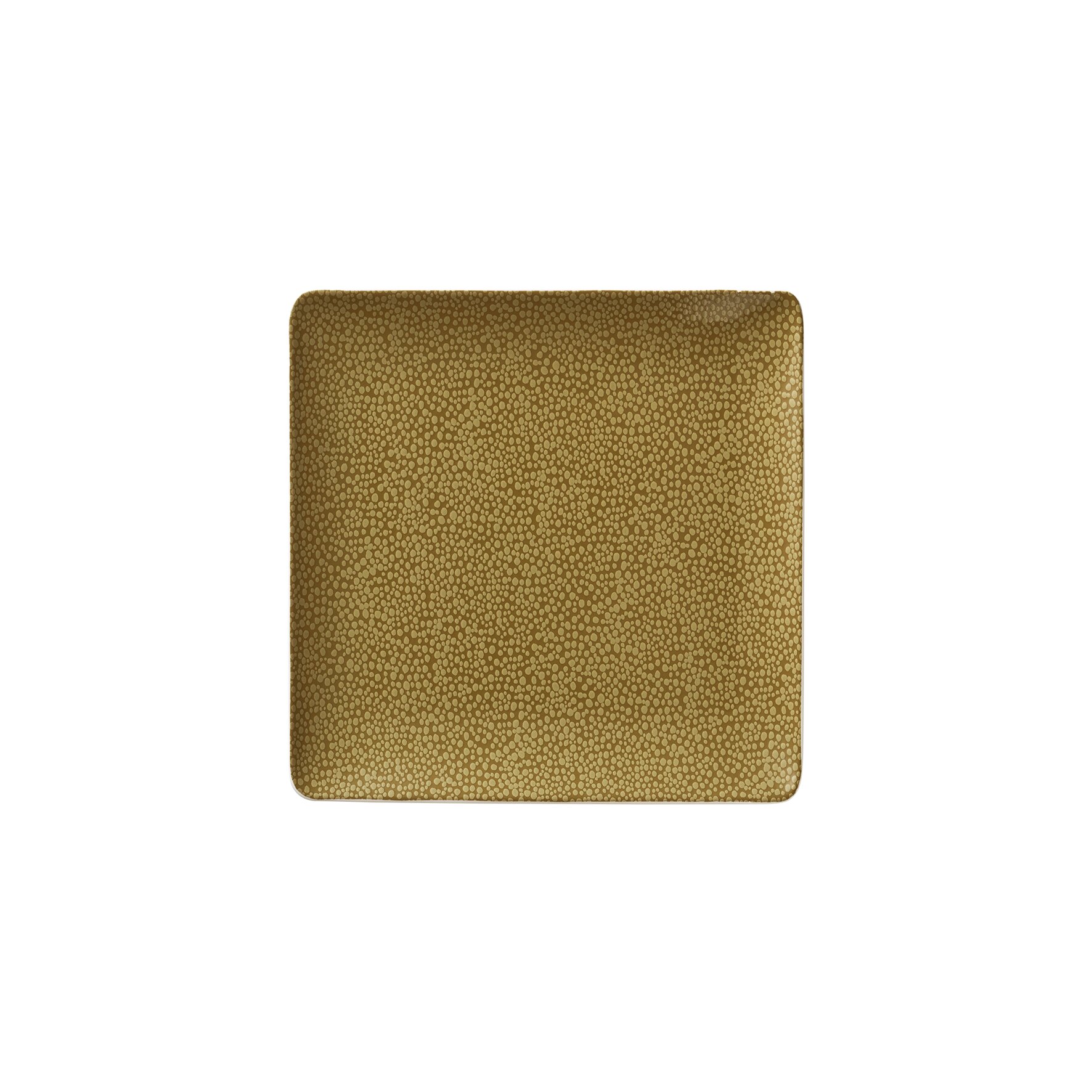 Coupteller flach quadratisch 200 x 200 mm olive