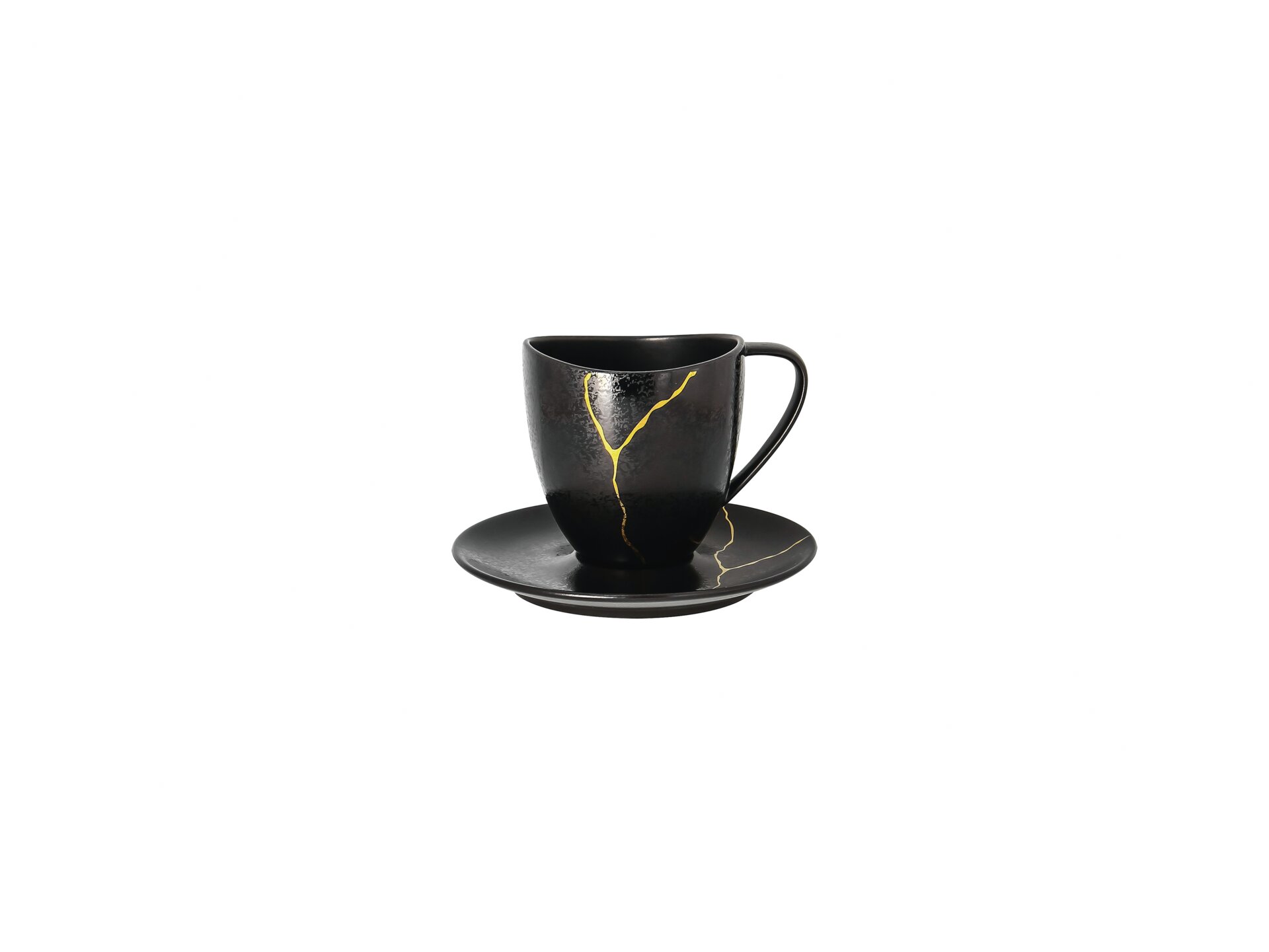 Frühstückstasse 0,30 l gold Karbon gold