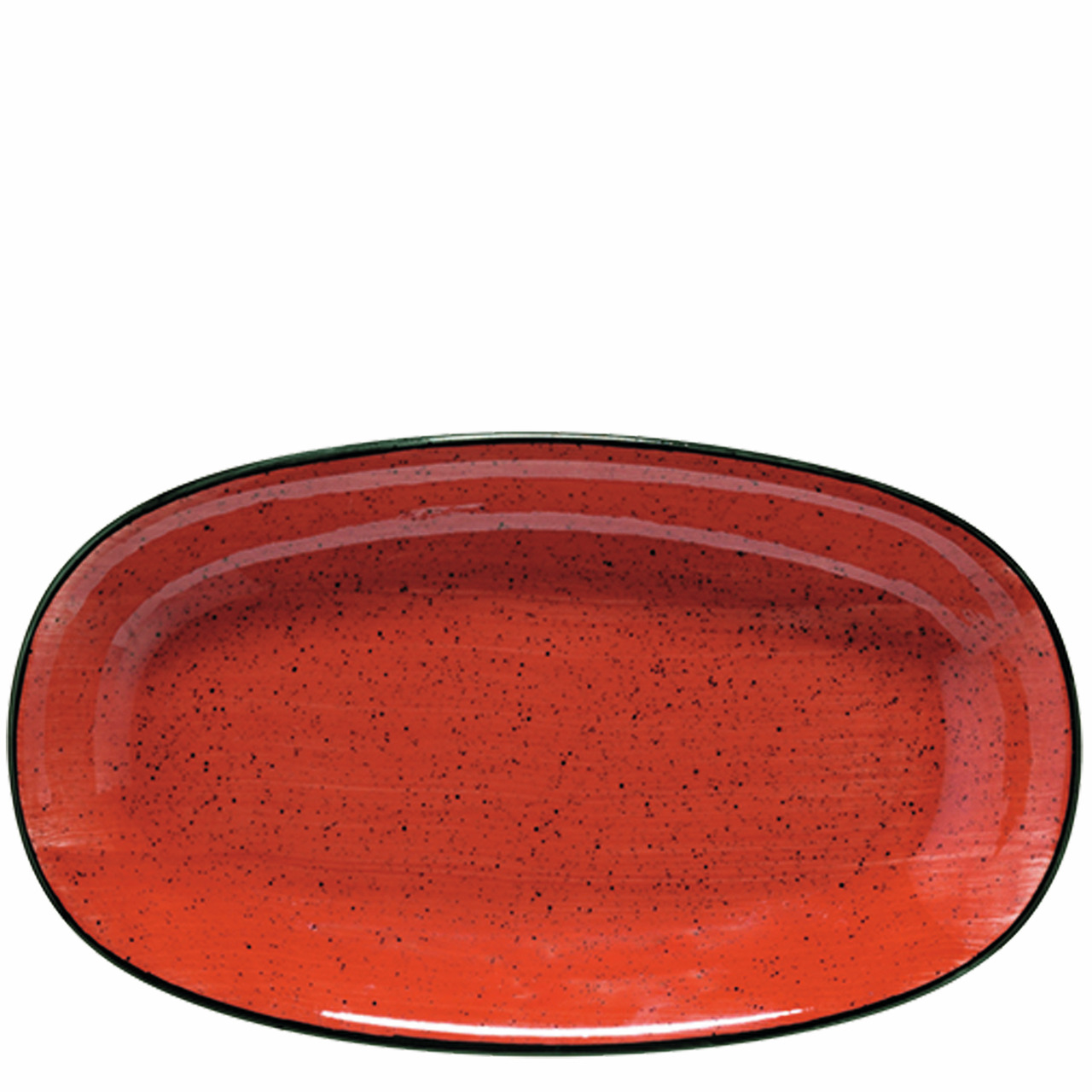 Platte oval Gourmet 335 x 195 mm Aura Passion