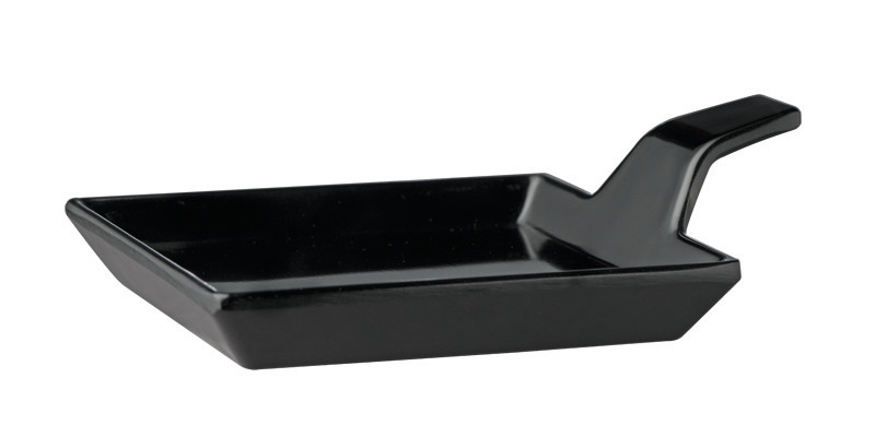 Fingerfood-Teller 95 x 95 x 35 mm schwarz