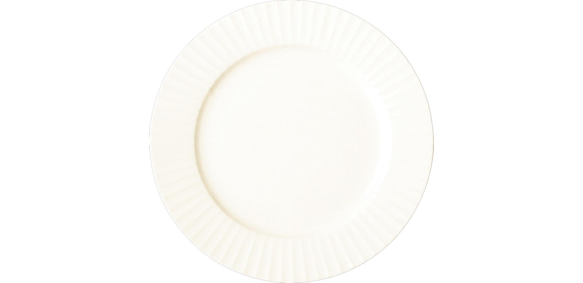 Teller flach 210 mm crème