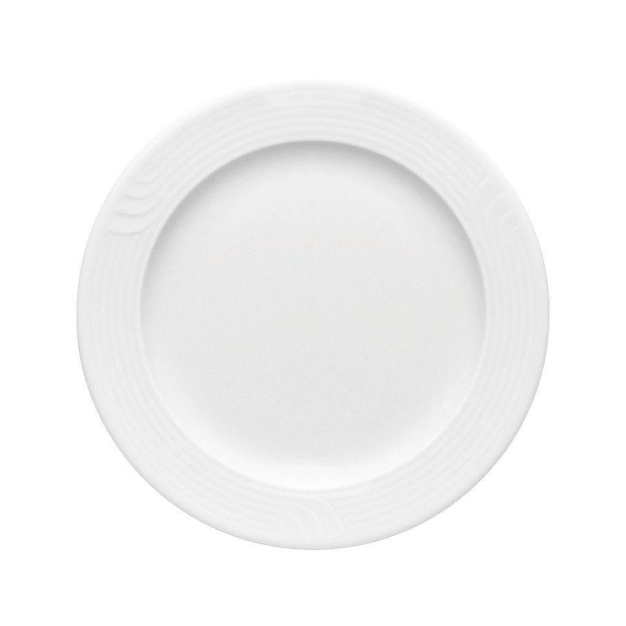 Teller flach mit Fahne 257 mm