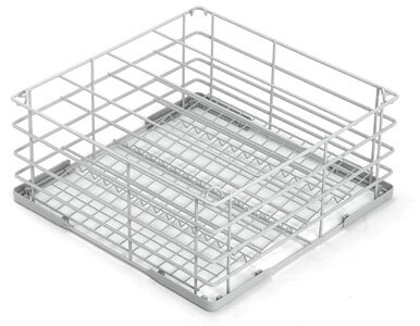 Gläserdrahtkorb 4 Reihen, 385 x 385 mm für Gläserspüler 90811003, 90811004 silver