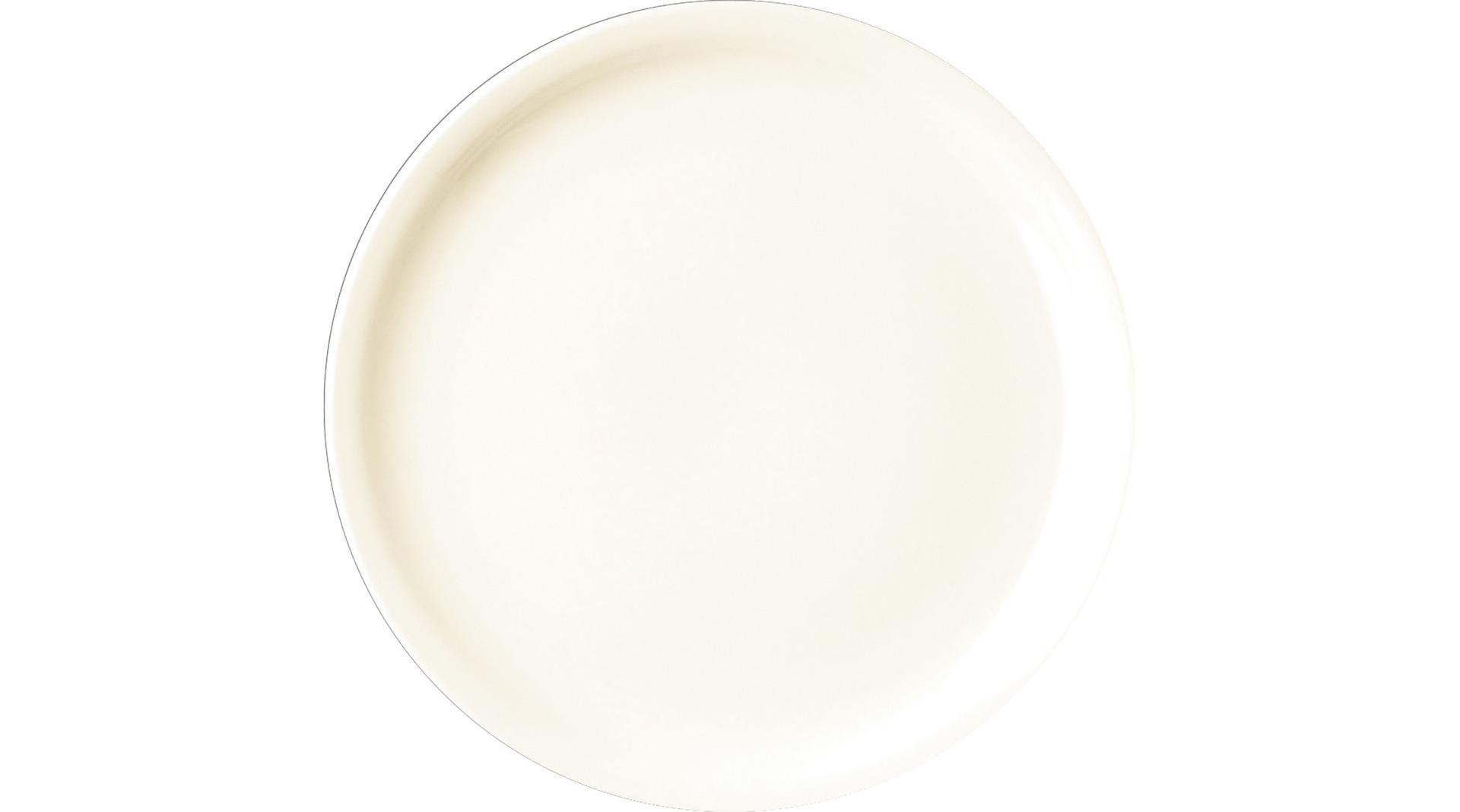 Coupteller flach rund 240 mm crème