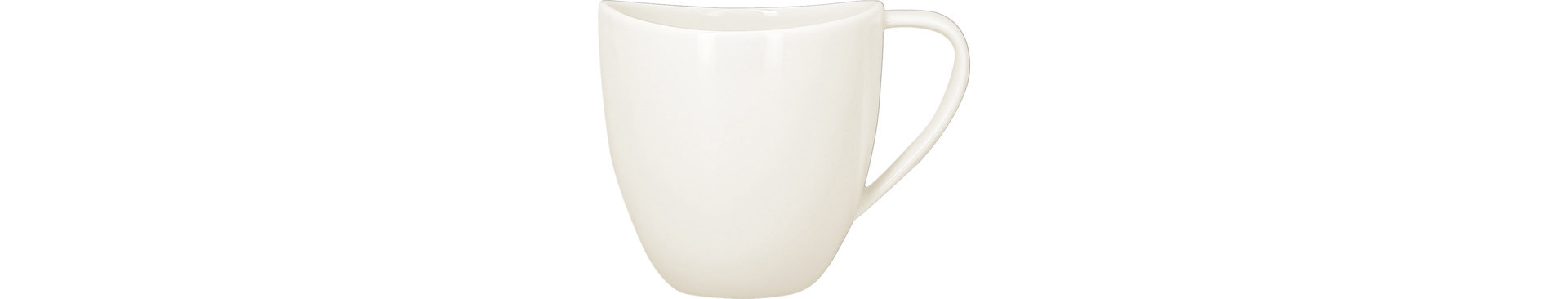 Frühstückstasse swirls 0,30 l plain-white