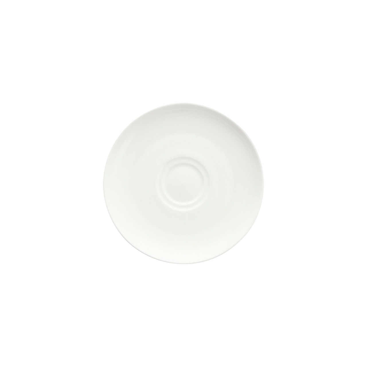 Kombi-Untertasse mit Doppelspiegel 140 mm weiß Modern Coupe