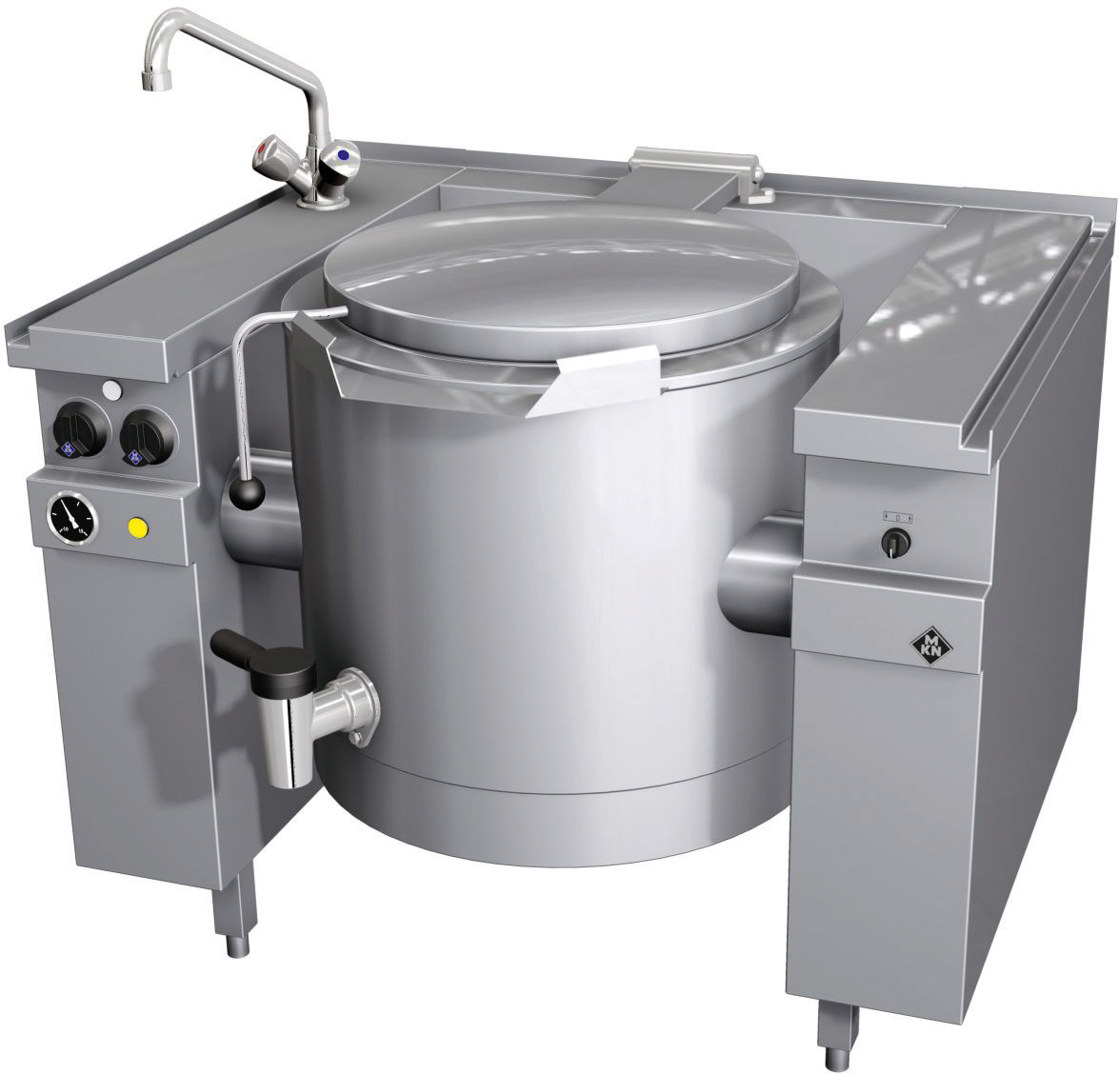 Elektro-Kipp-Schnellkochkessel 60,00 l Motorkippung Vapro 1100 x 850 x 700 mm