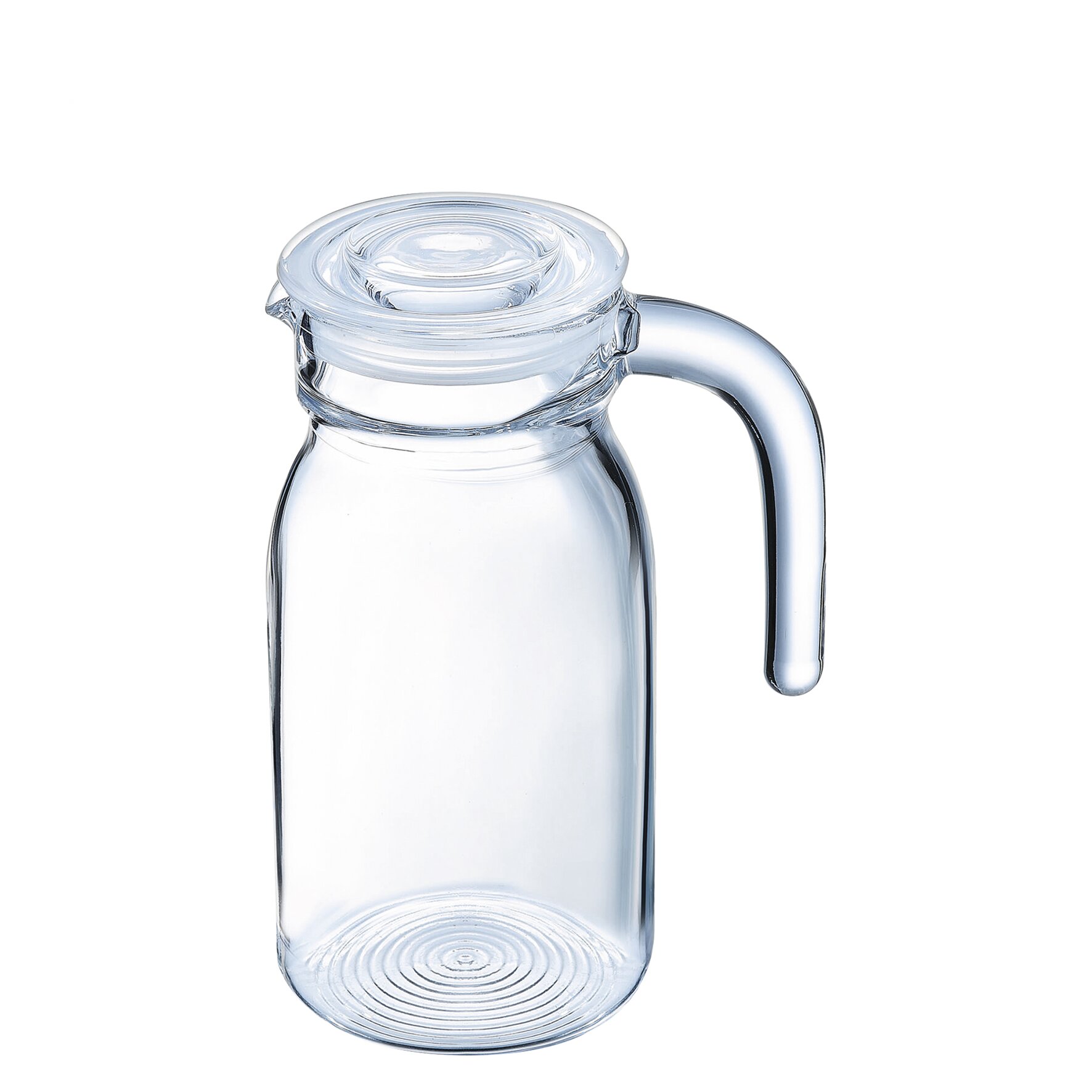 Krug mit Glasdeckel 0,75 l Spring