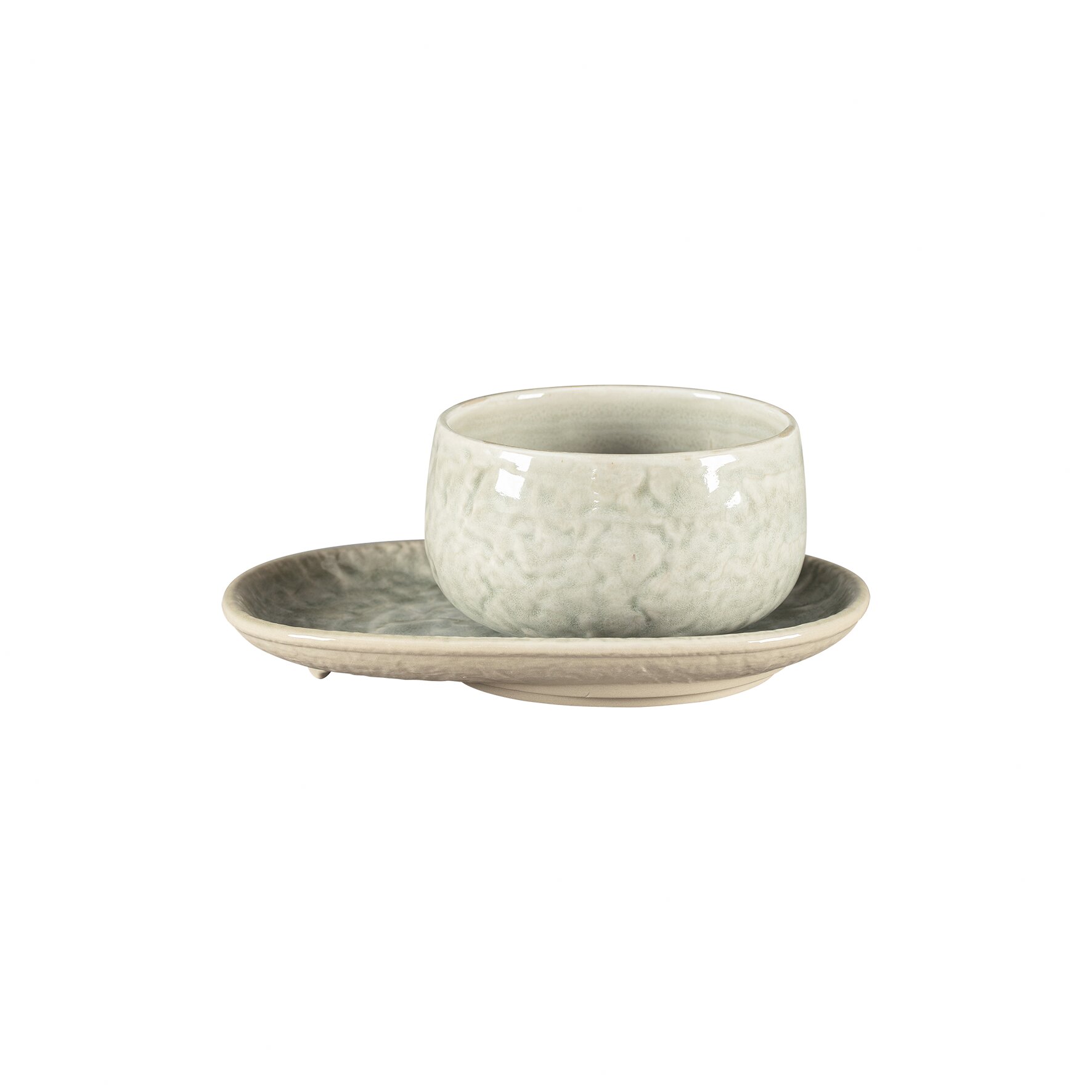 Tasse ohne Henkel 110 mm / 0,41 l Celadon green Krush Celadon Green