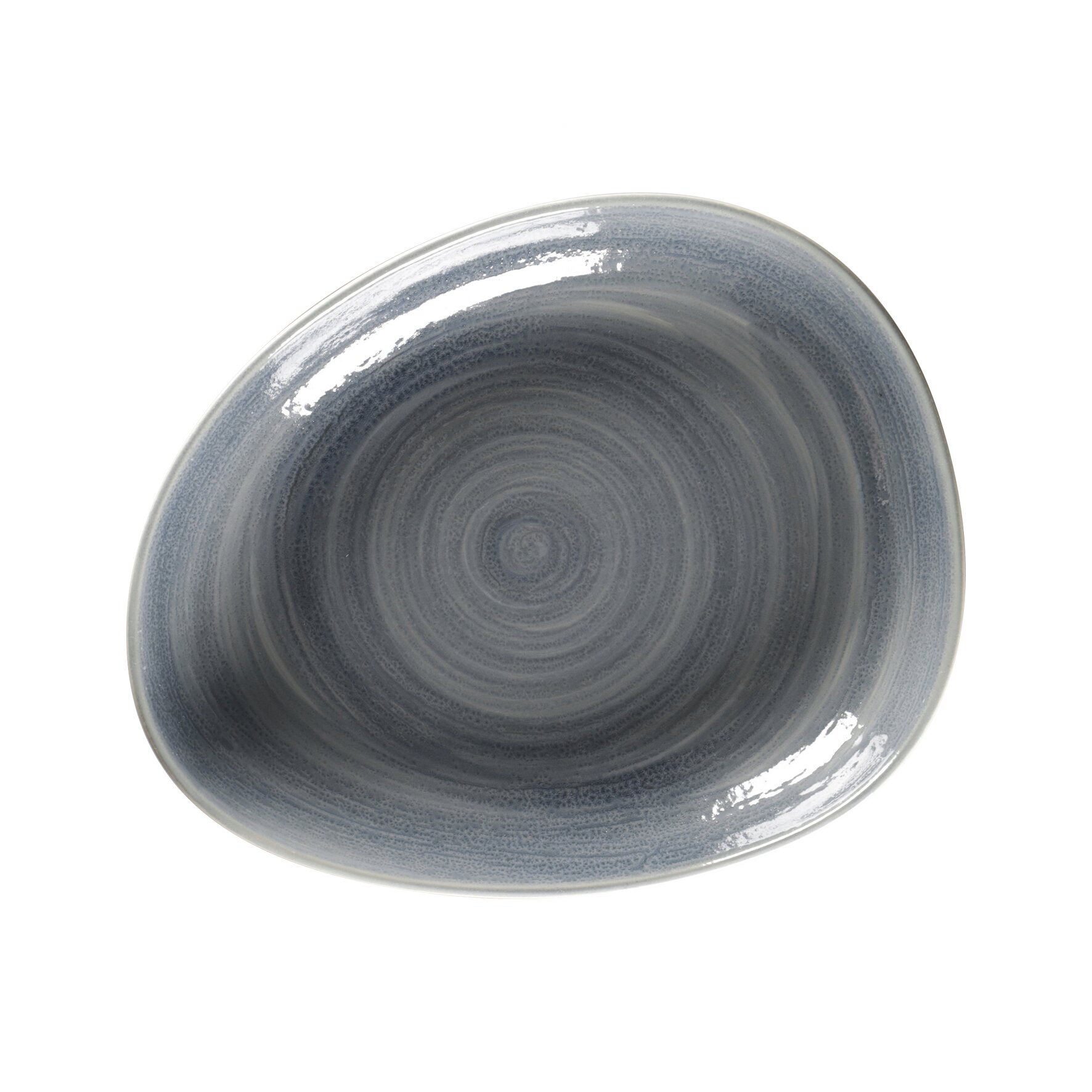 Teller tief organisch 278 x 227 mm / 0,98 l jade blue Spot Jade Blue
