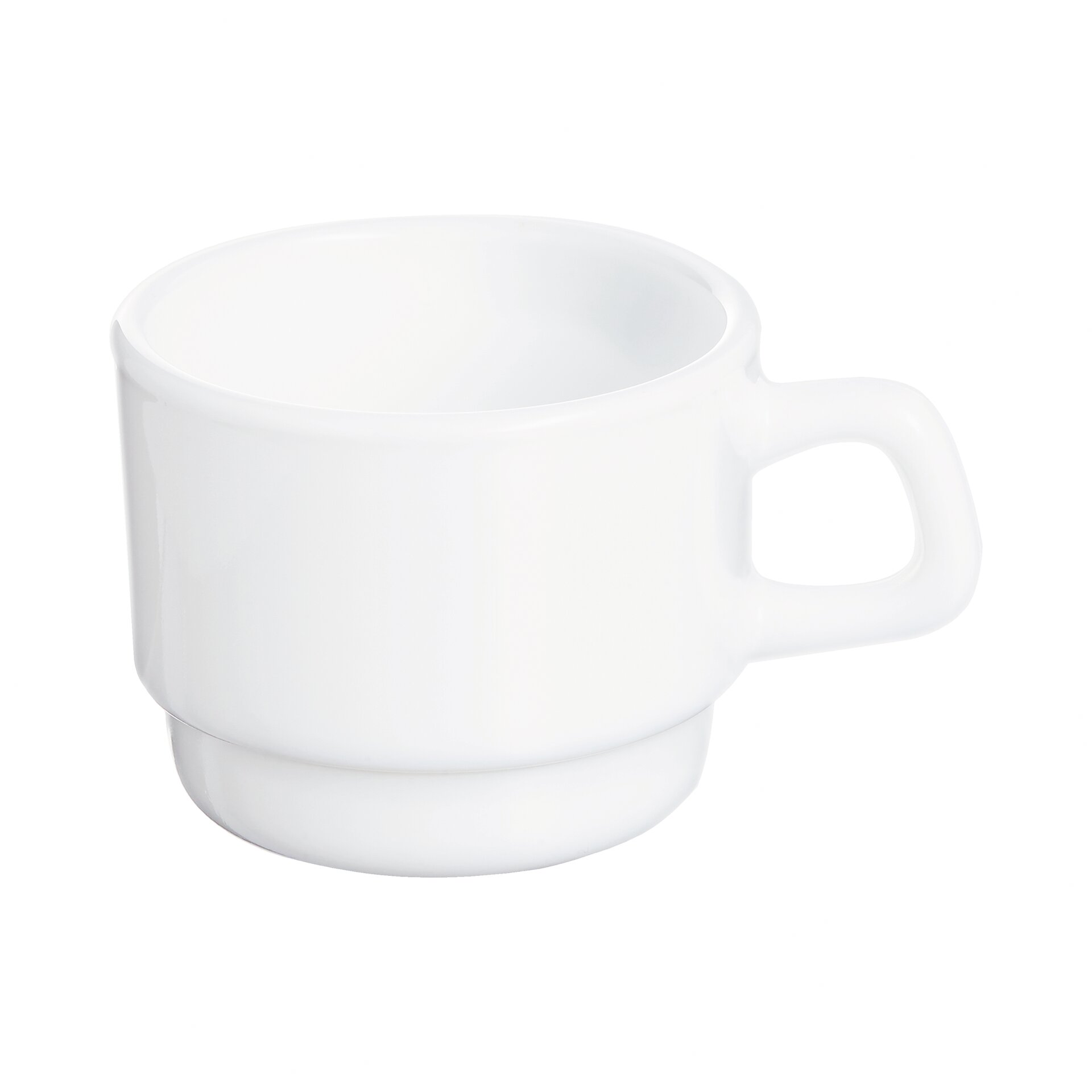 Tasse 0,13 l uni weiß