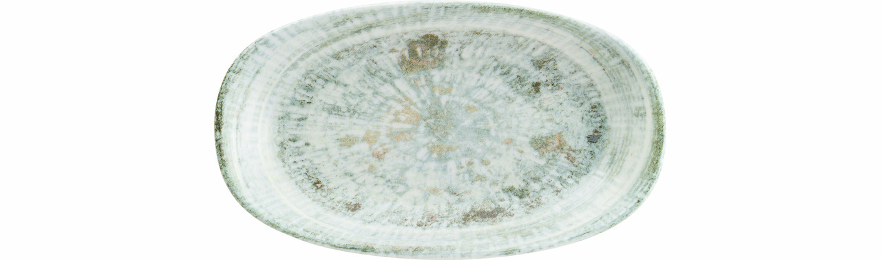 Platte oval Gourmet 192 x 111 mm Odette Olive