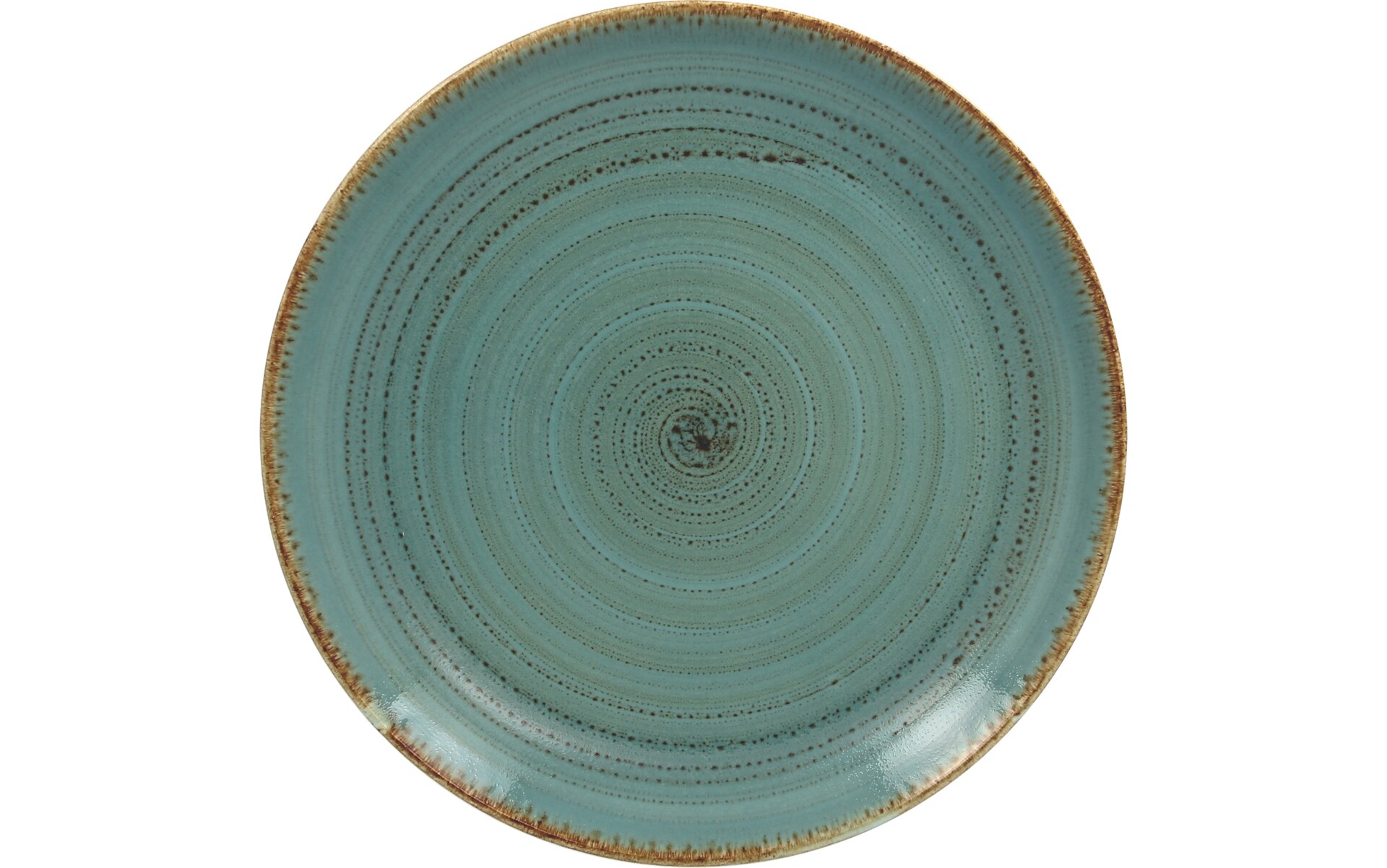 Coupteller flach 280 mm lagoon Twirl