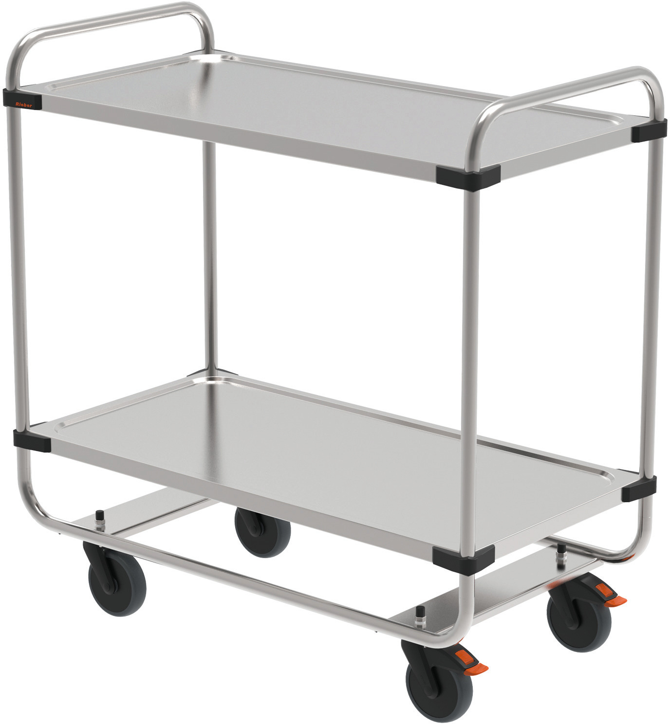 Servierwagen 2 Borden 1000 x 500 mm /  Tragkraft 160 kg / 1035 x 535 x 1043 mm