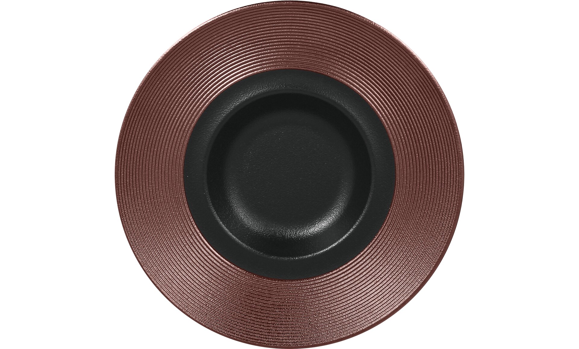 Gourmetteller tief 260 mm bronze