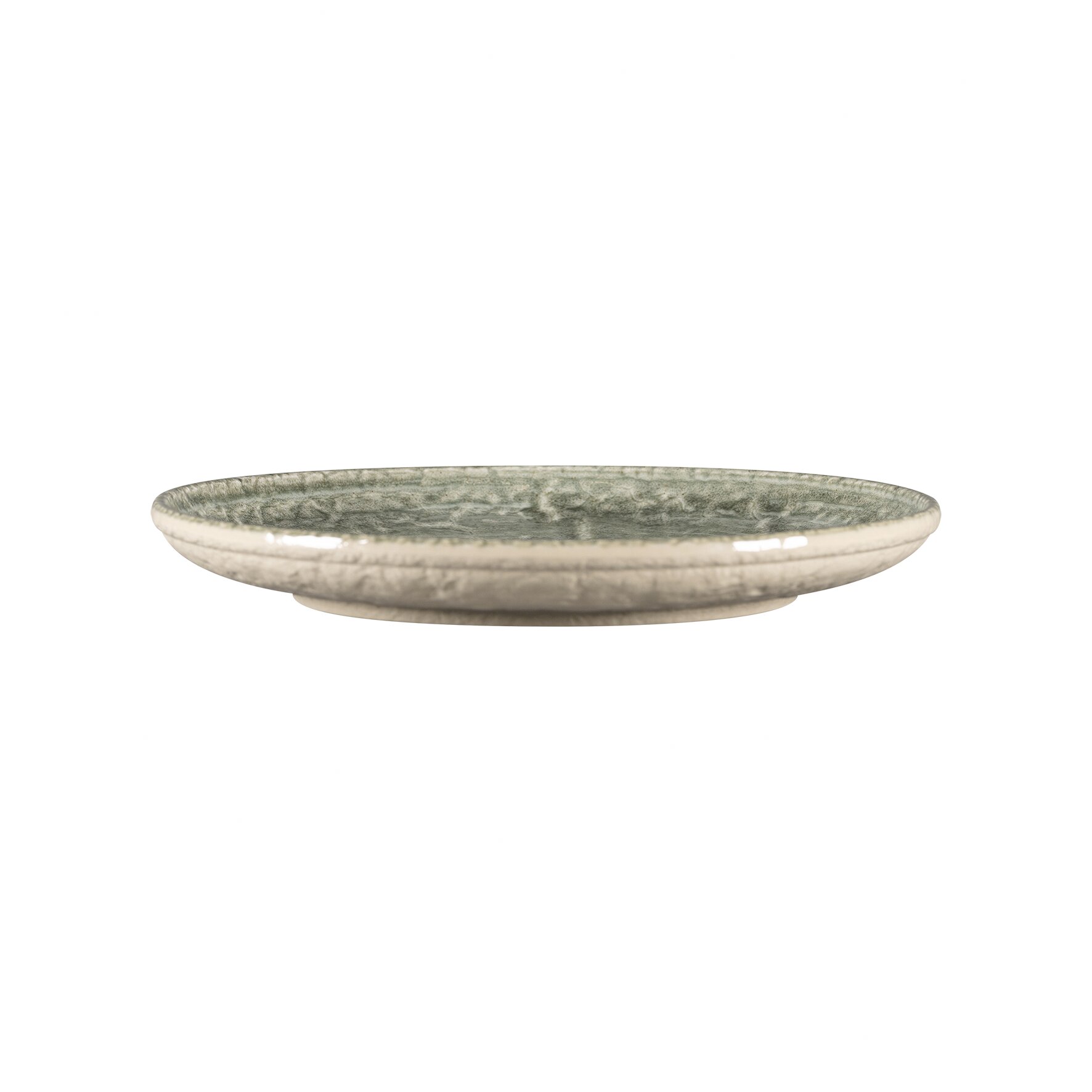 Coupteller flach rund 240 mm Sage green Krush Sage Green