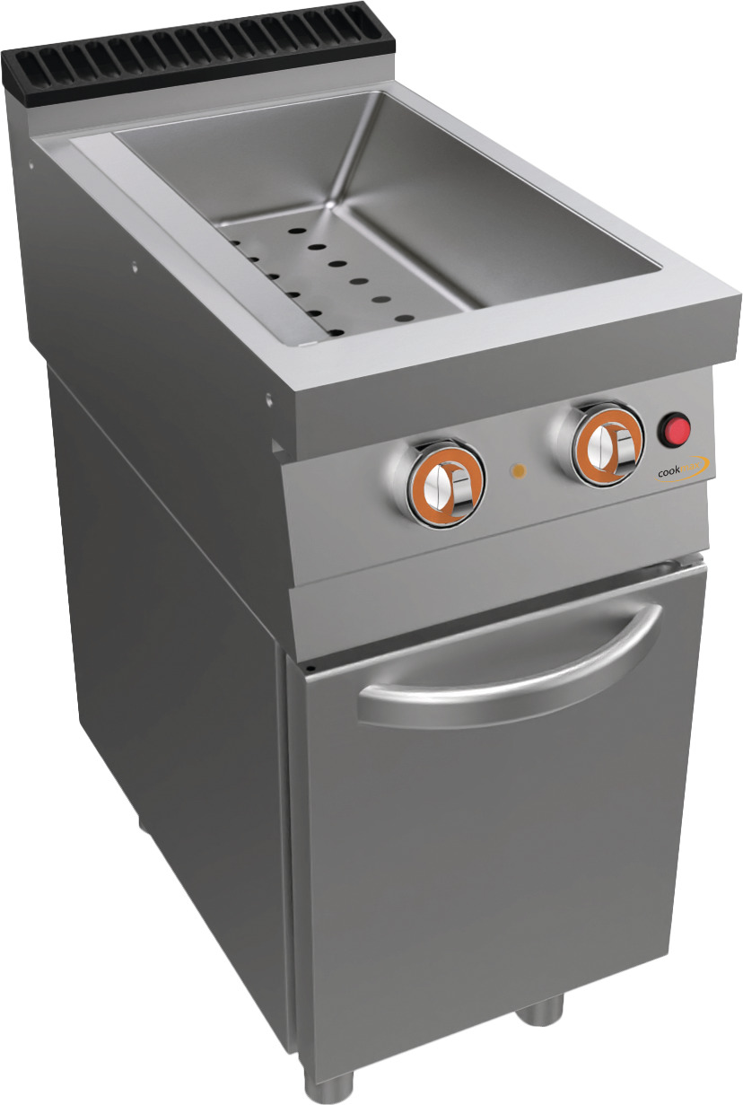 Elektro-Bain-Marie, GN 1/1, H 150 mm, Unterbau mit Tür