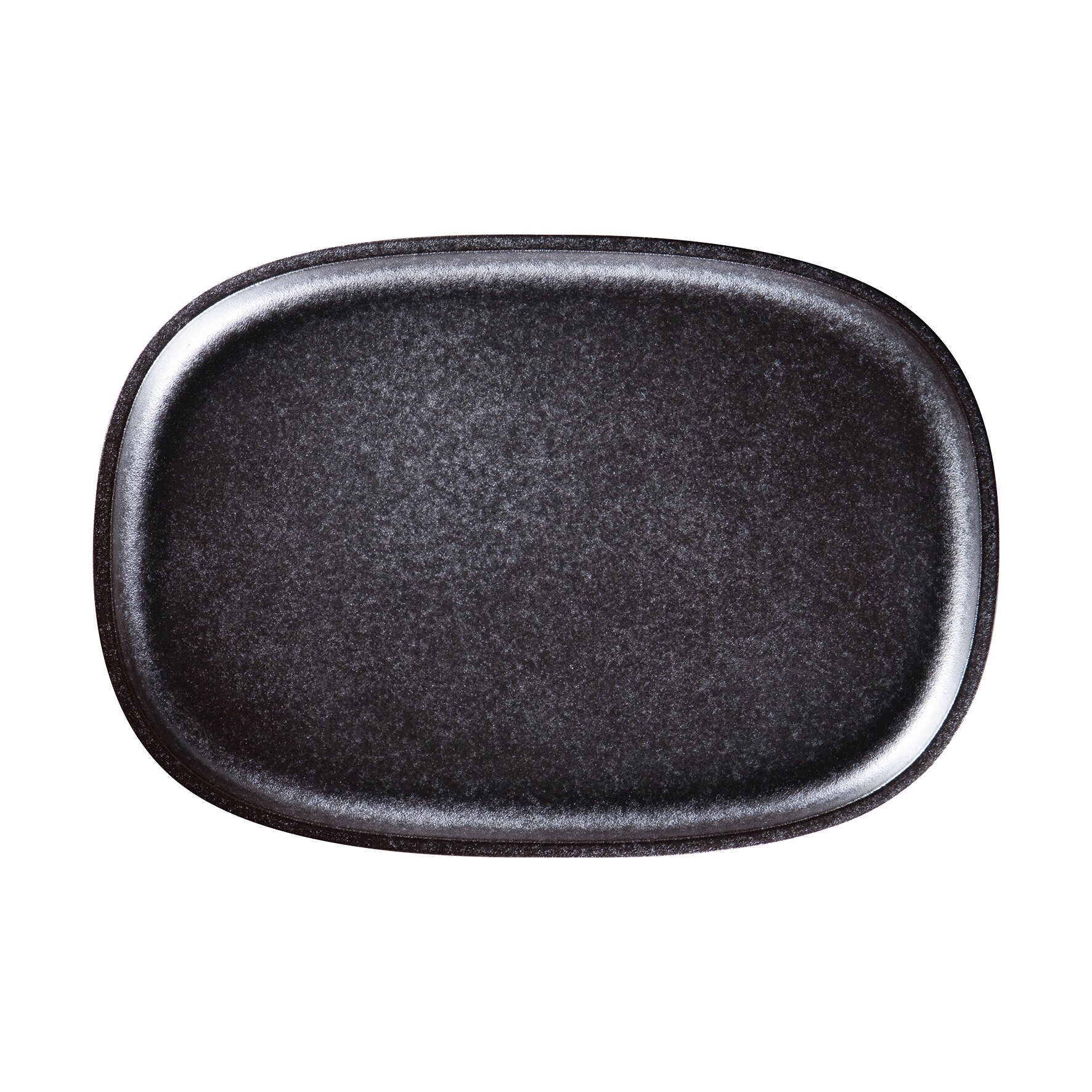 Platte oval 332 x 230 x 25 mm forge Ease