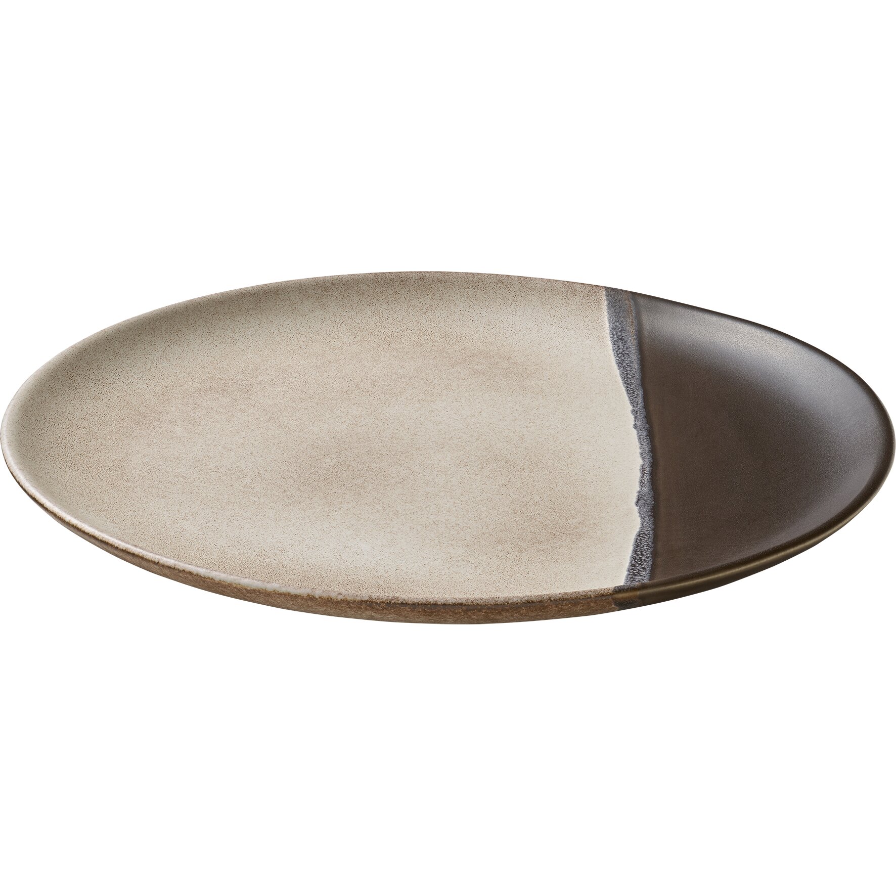 Coupteller flach rund 290 mm schwarz Spot On