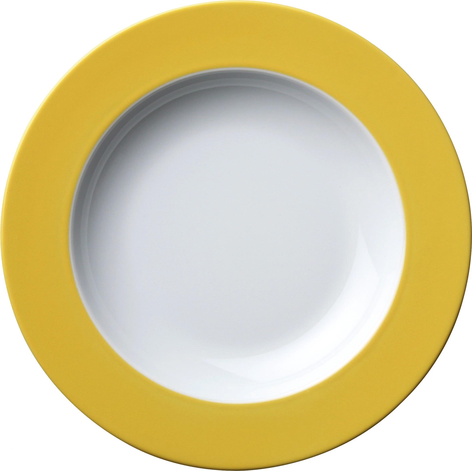 Teller tief "System color" 22,5 cm gelb
