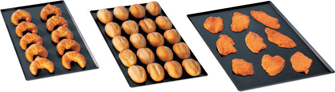 Brat- und Backblech GN 2/3 ungelocht /  354 x 325 mm / TriLax
