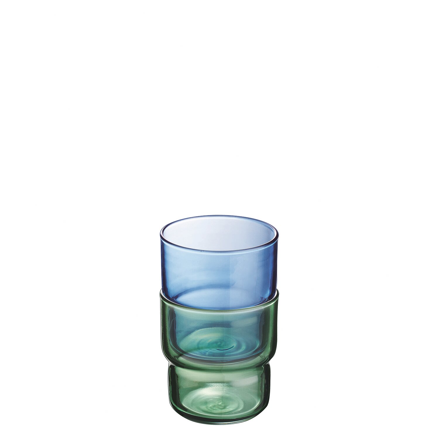 Stapelbecher "FH16" 63 mm / 0,16 l blue Log farbig