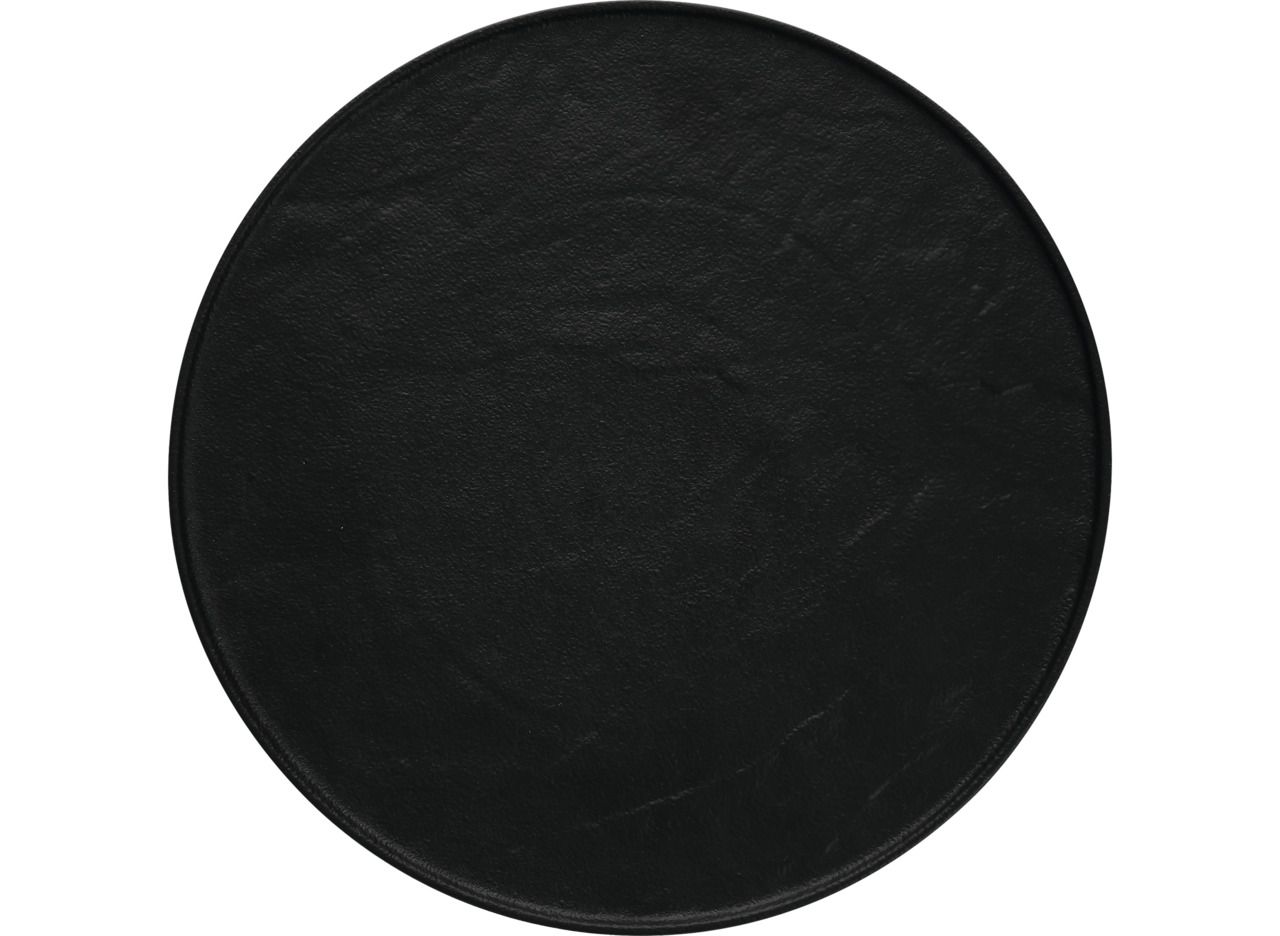 Teller flach rund 295 mm schwarz Nature Dark