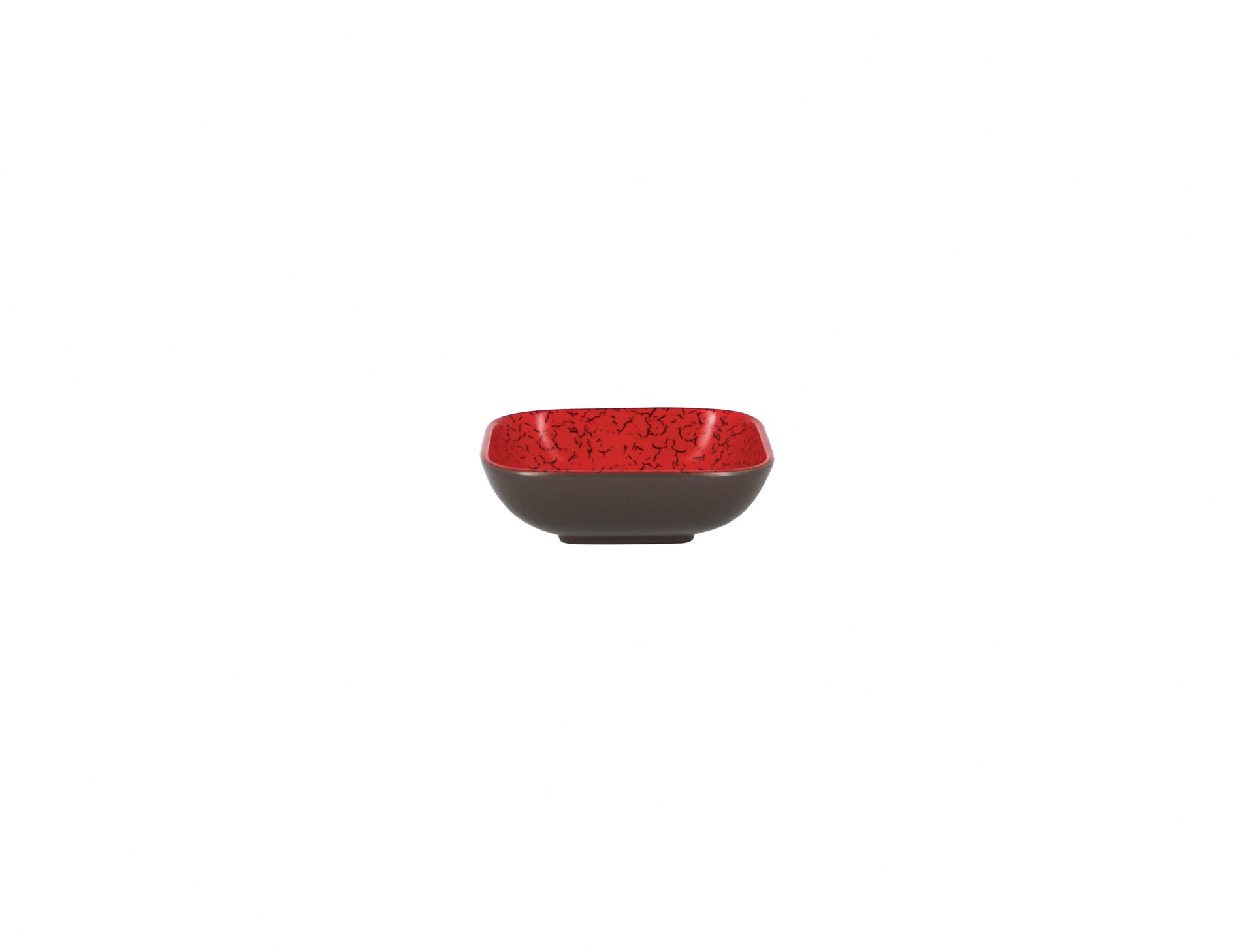 Schale quadratisch 110 x 110 mm rot