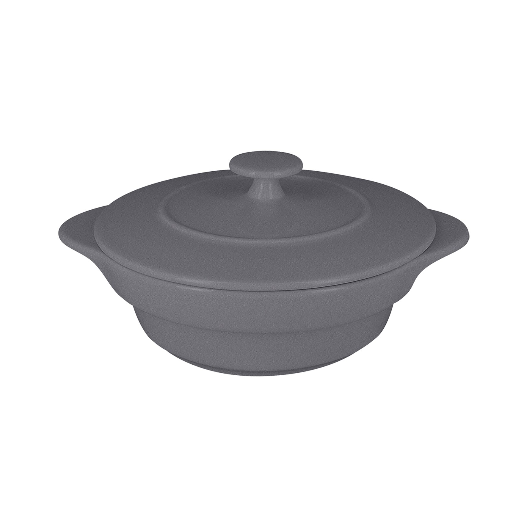 Cocotte rund mit Deckel 160 mm / 0,47 l stone