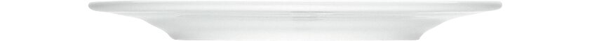Teller flach mit Fahne 272 mm
